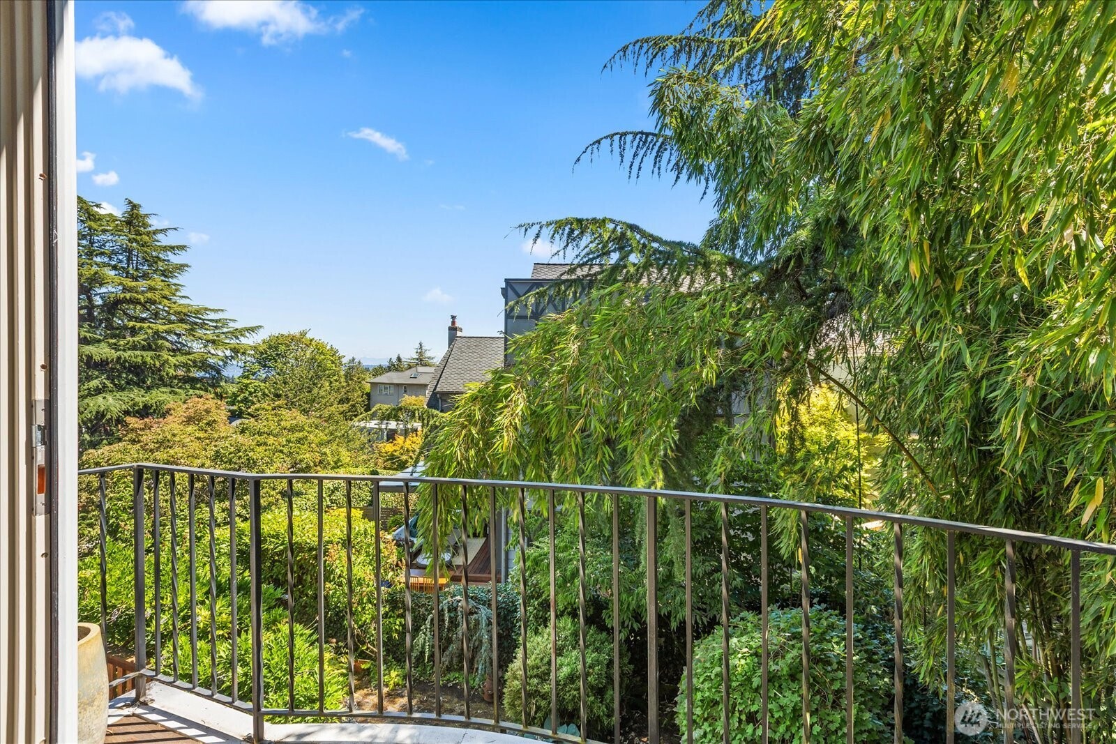 Balcony from primary with lake view