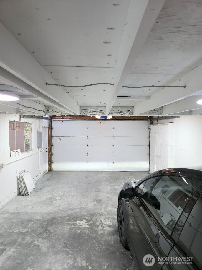 Another View of Garage and automatic door