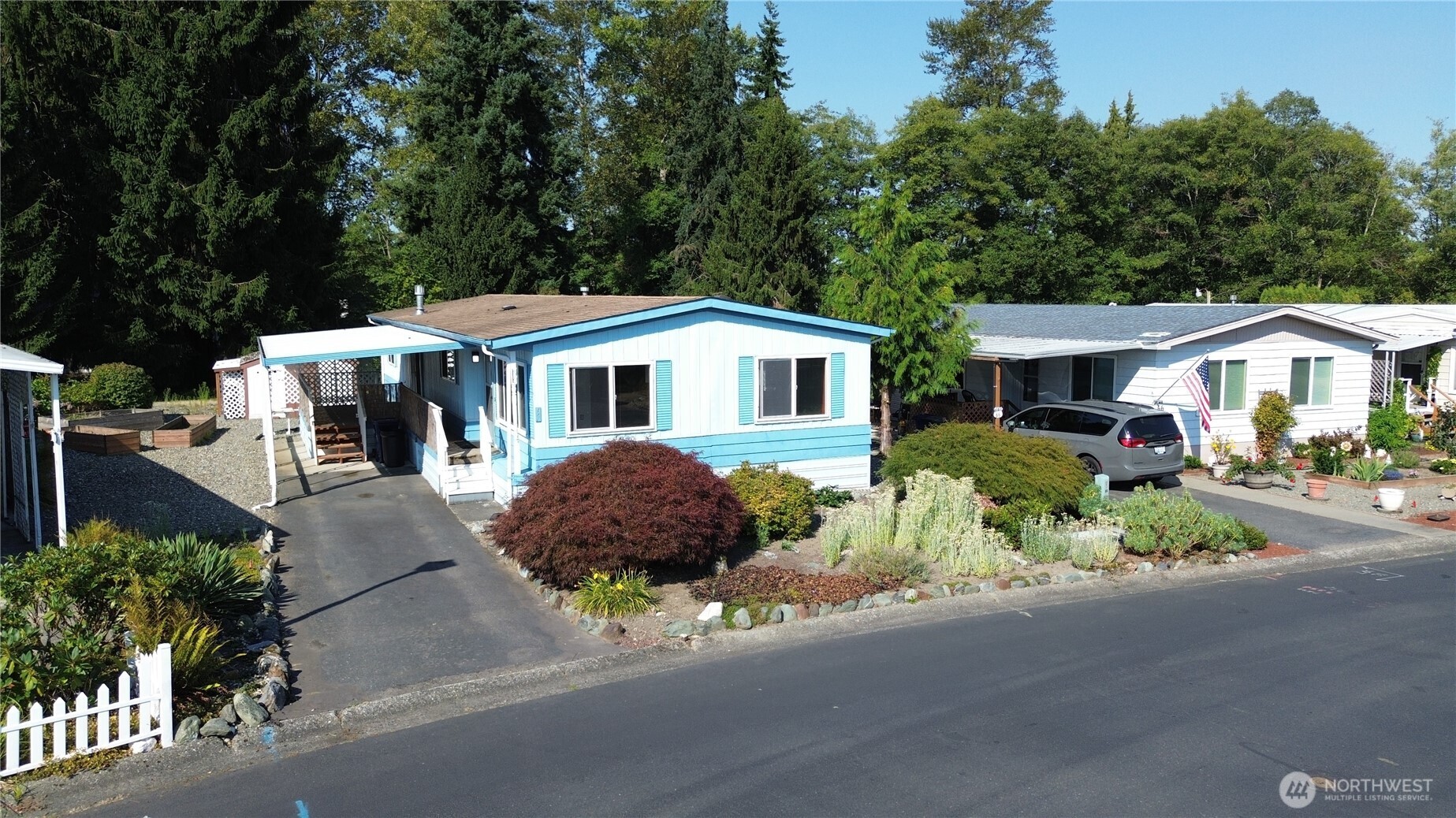 Beautiful setting with a nice yard.