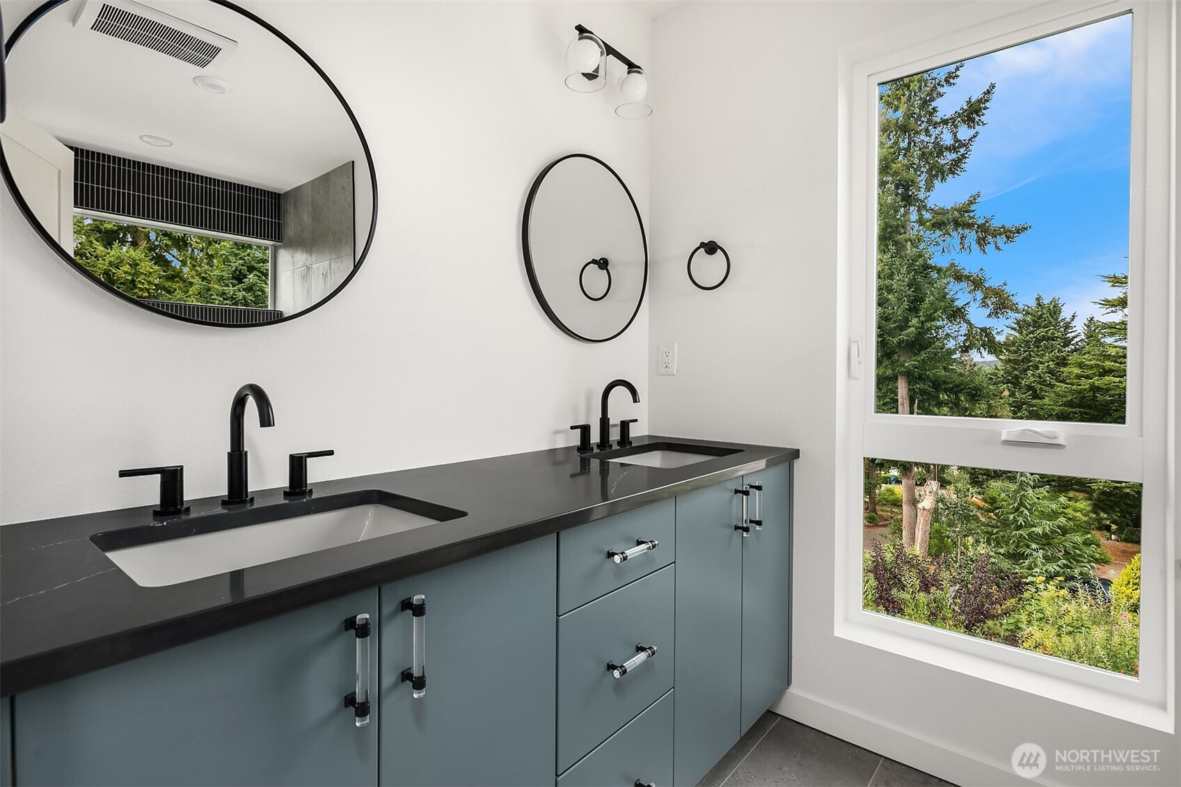 Primary Bathroom with Double Vanities