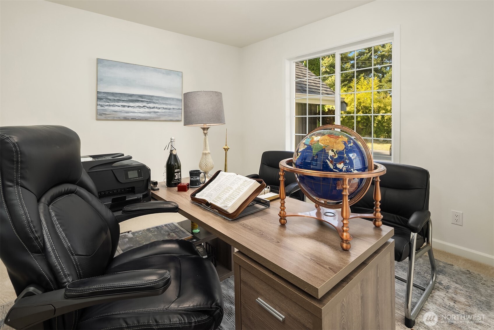 Office conveniently located near the front entry offers a quiet and accessible workspace.