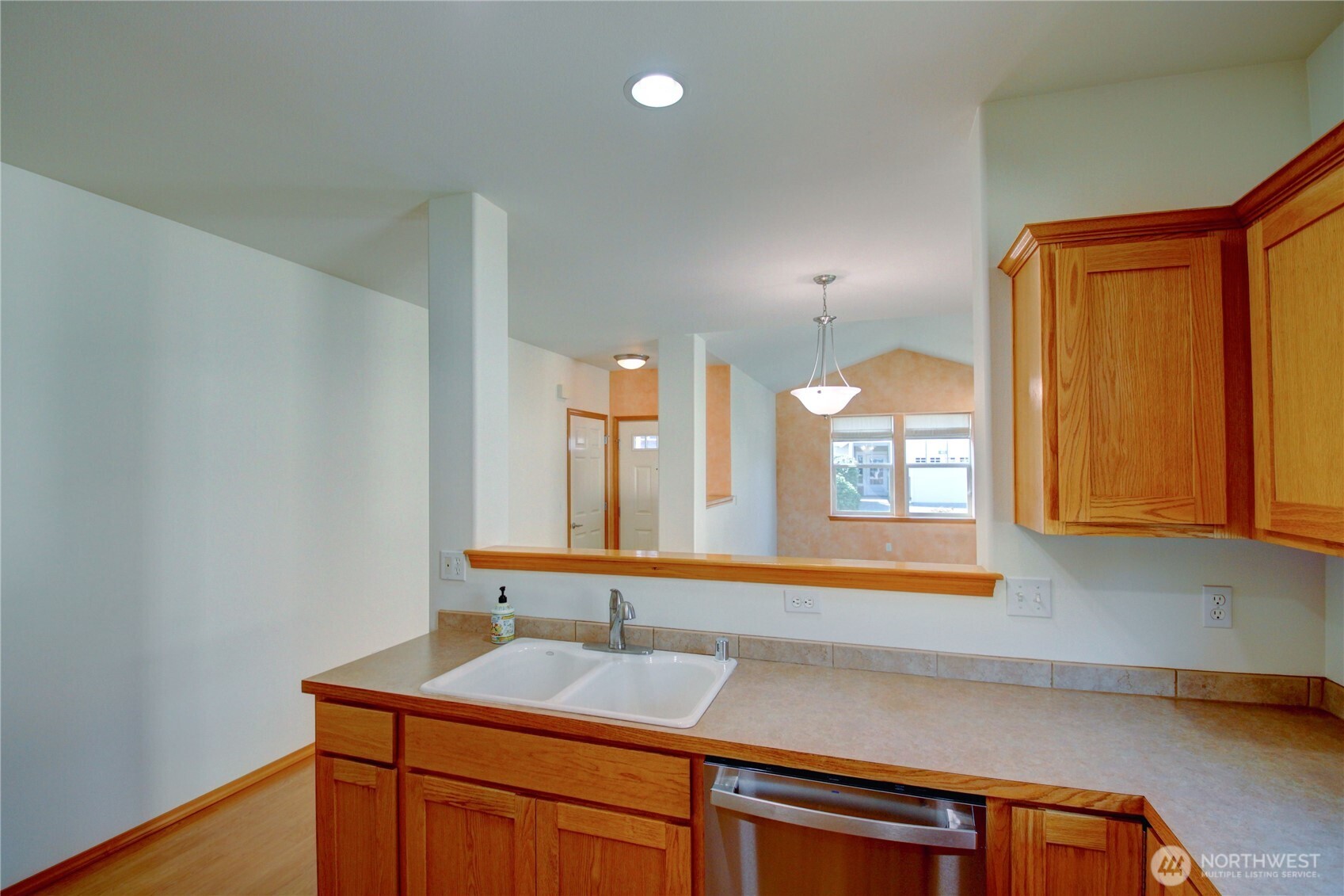 A bright entry into the heart of the home.