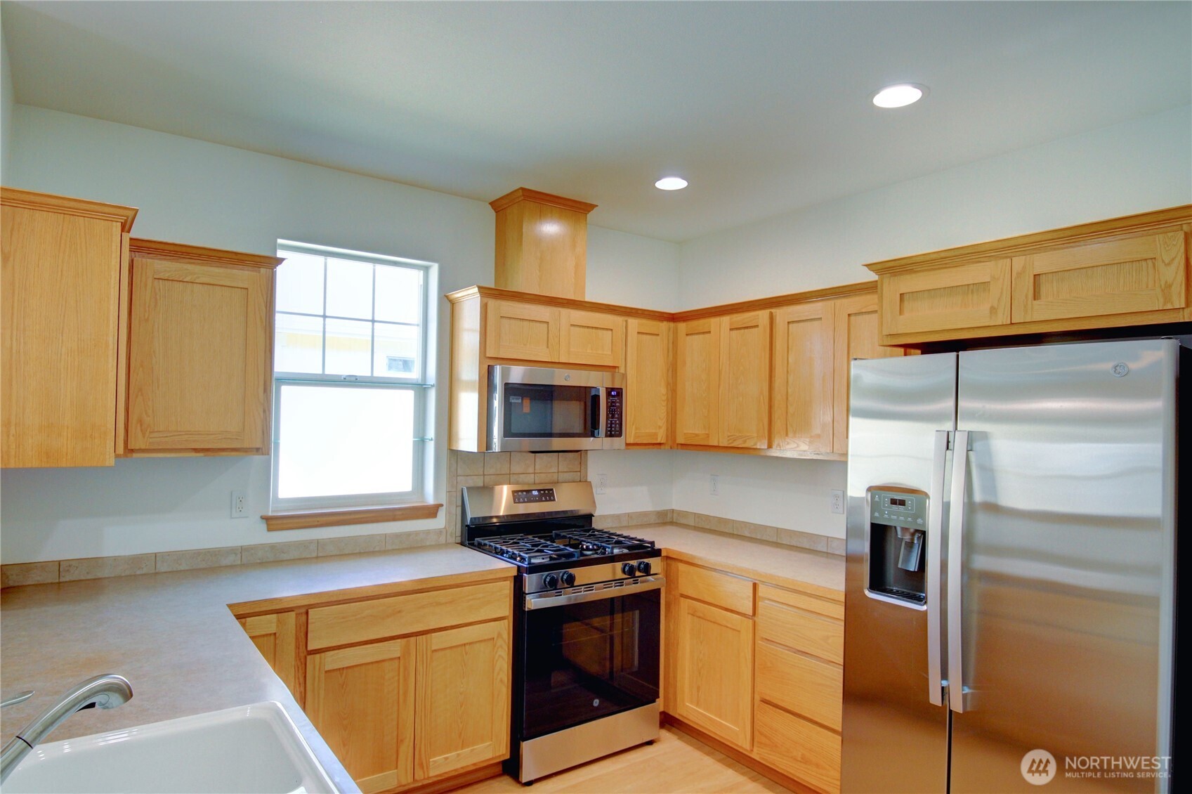 Kitchen has been updated with brand New stainless steel appliances