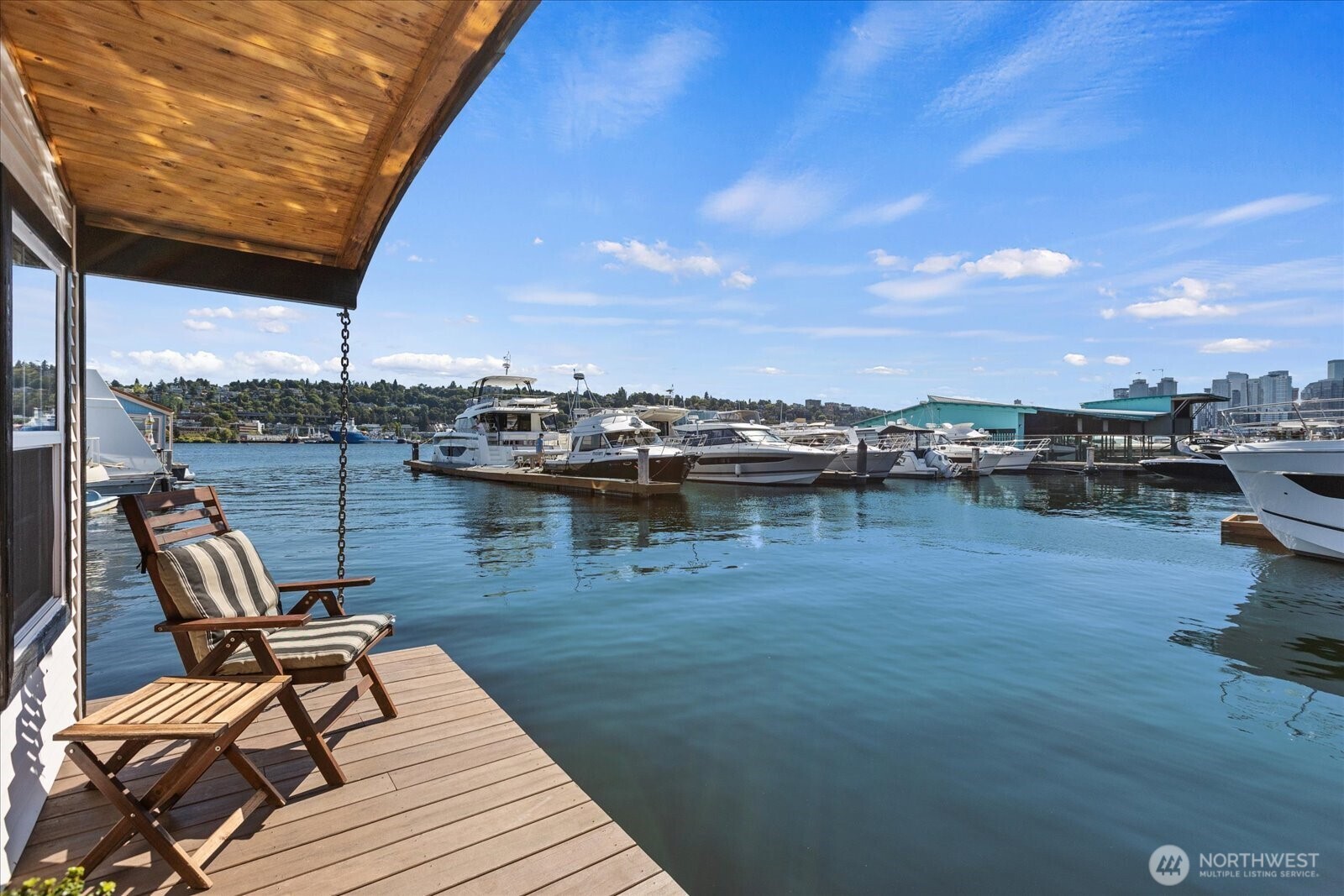 Direct out view to the center of the Lake