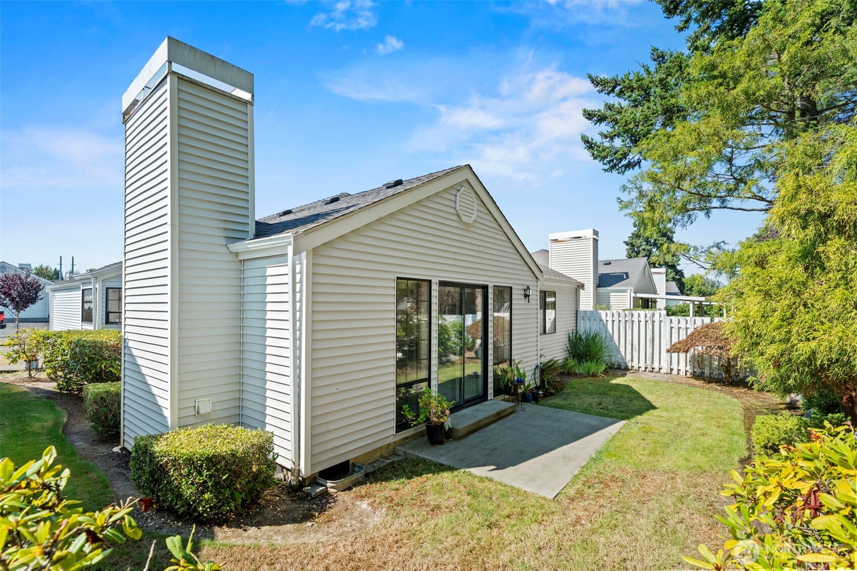 Private back garden area