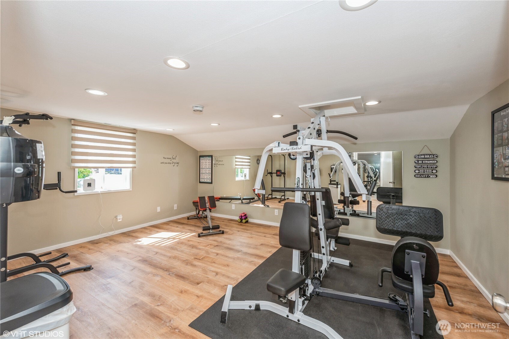 Stay active with well maintained gym