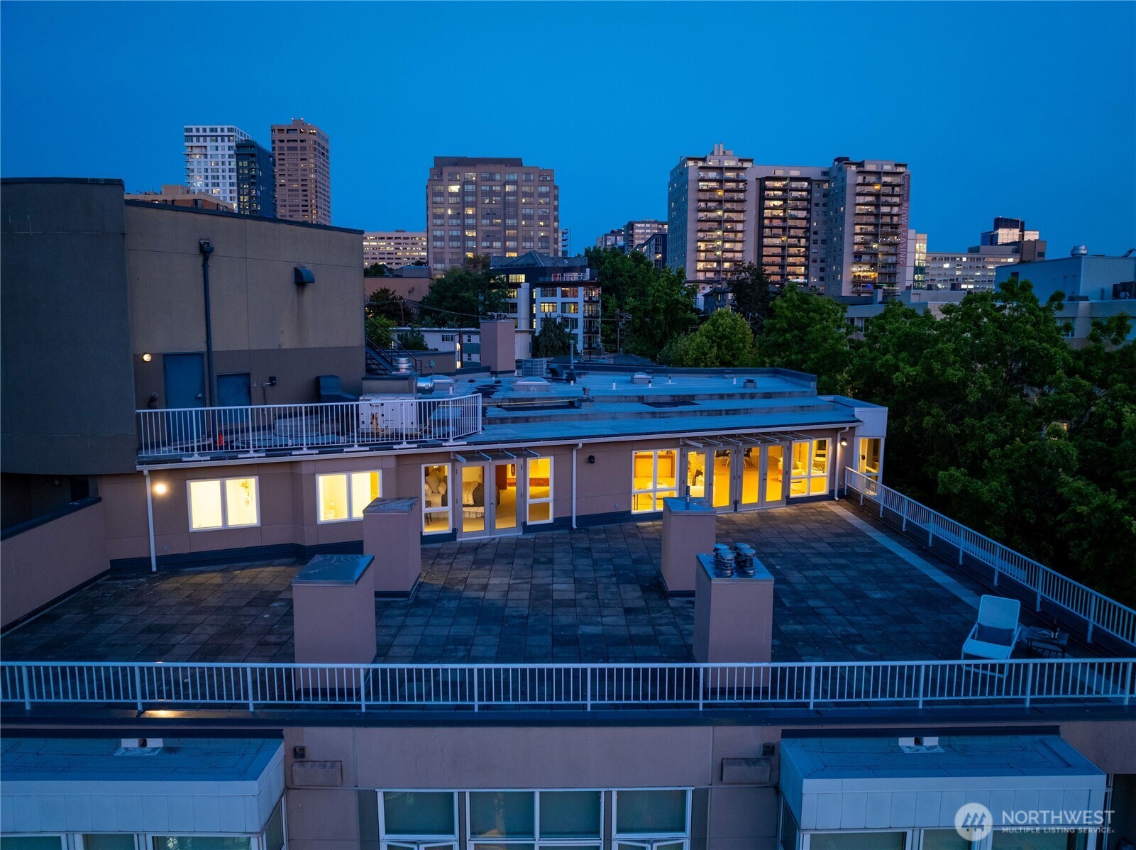 You are not imaging it-a remarkable 1,500 sq ft terrace awaits your personal design.