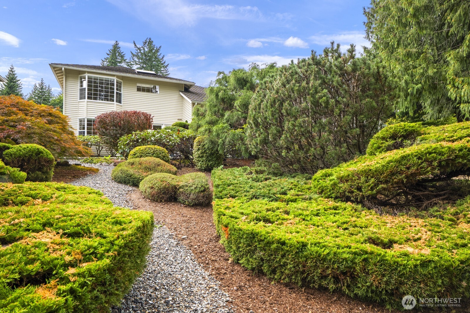 Your yard-cut or remove plantings for more golf course view if desired