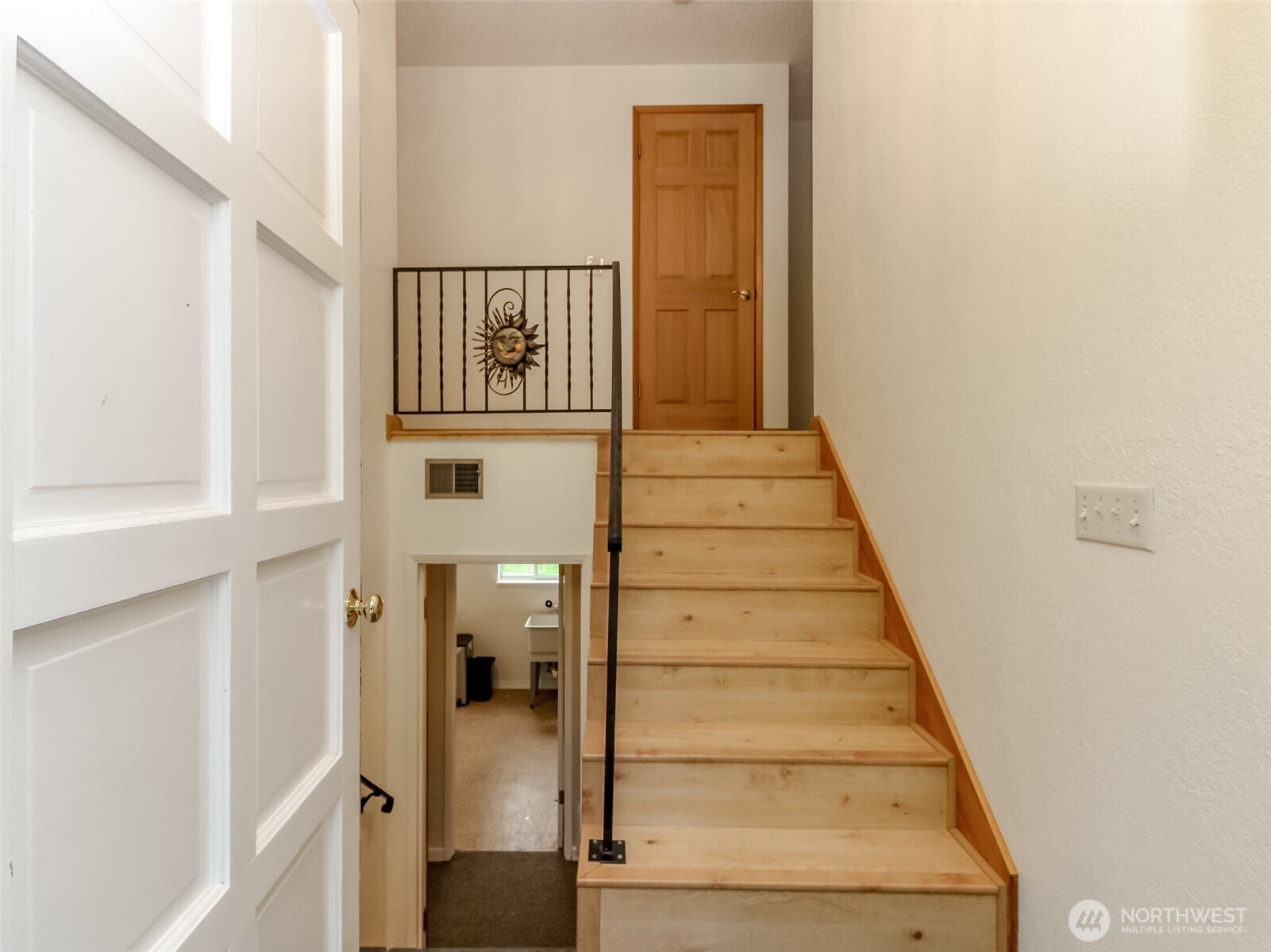 Fireplace in Upstairs Living Room