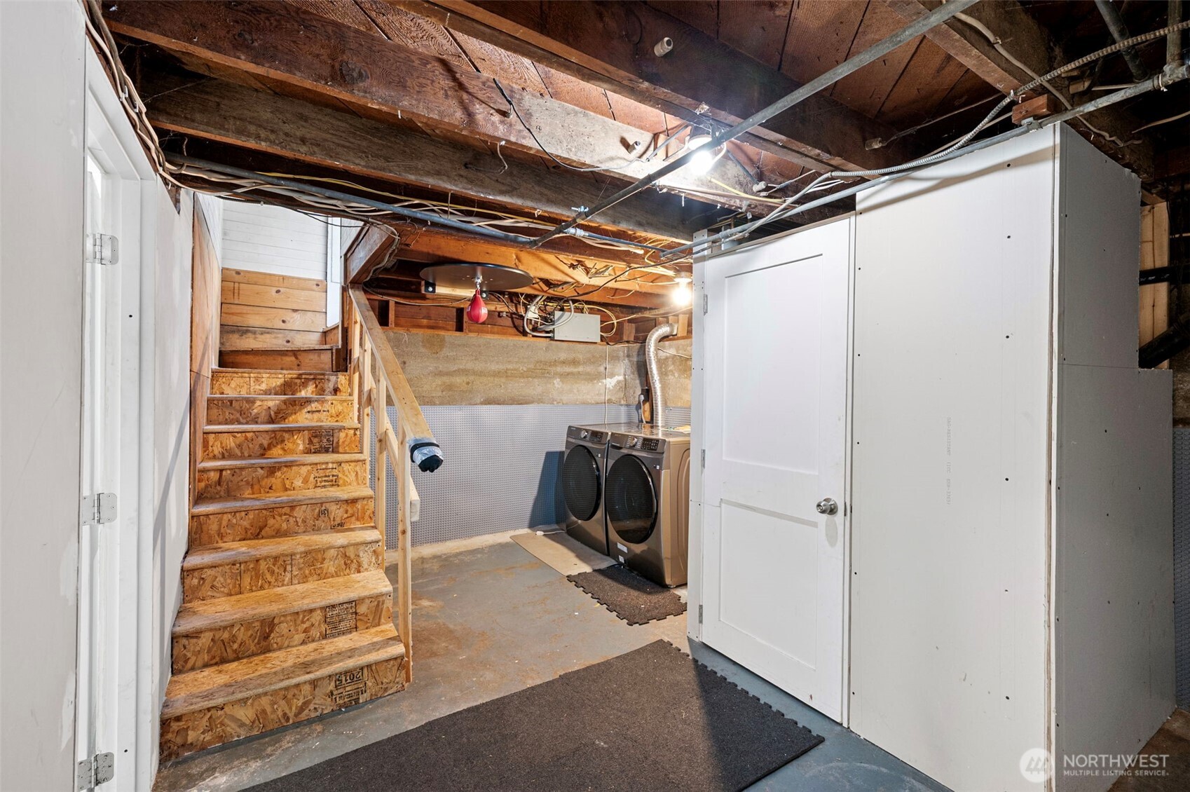 Lots of storage and possibilities for finishing in this spaces.