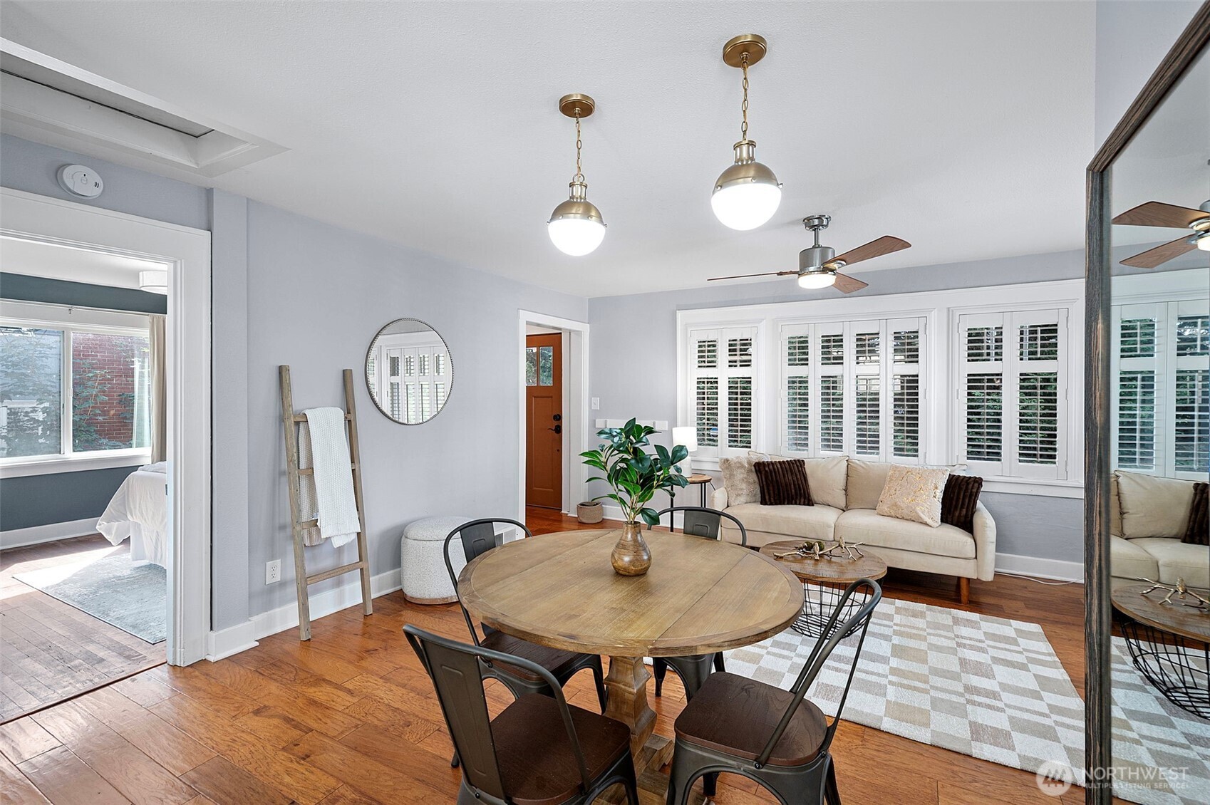 Open concept living space.