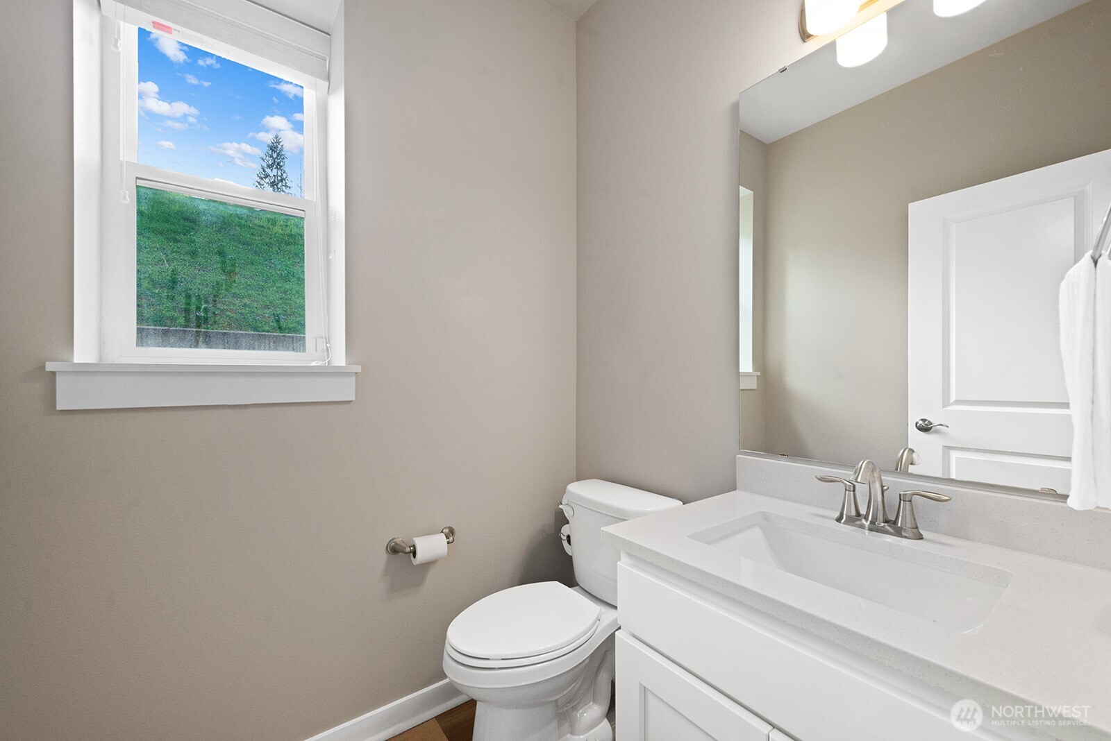 Main floor powder room.