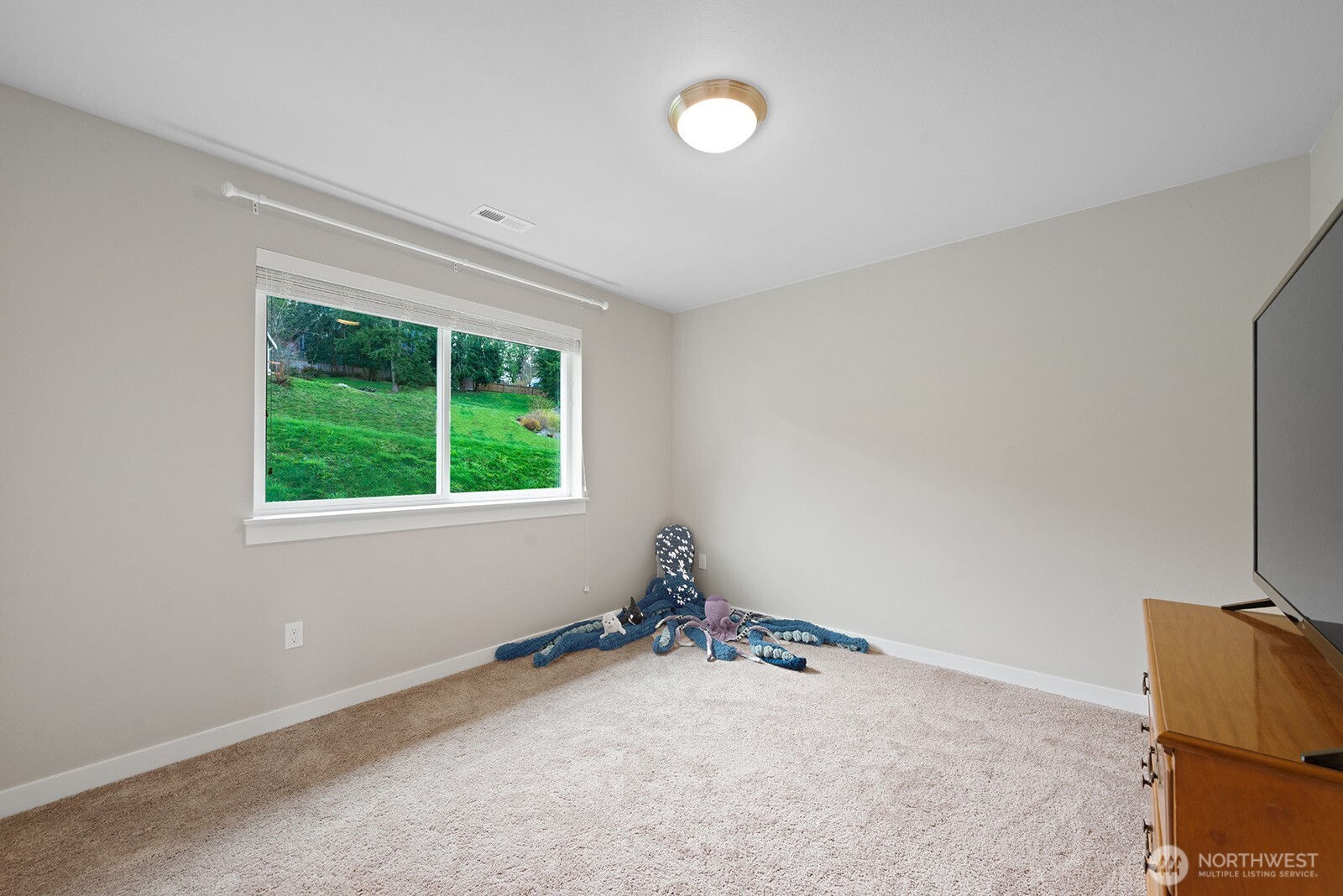 Bedroom two of three.  West facing