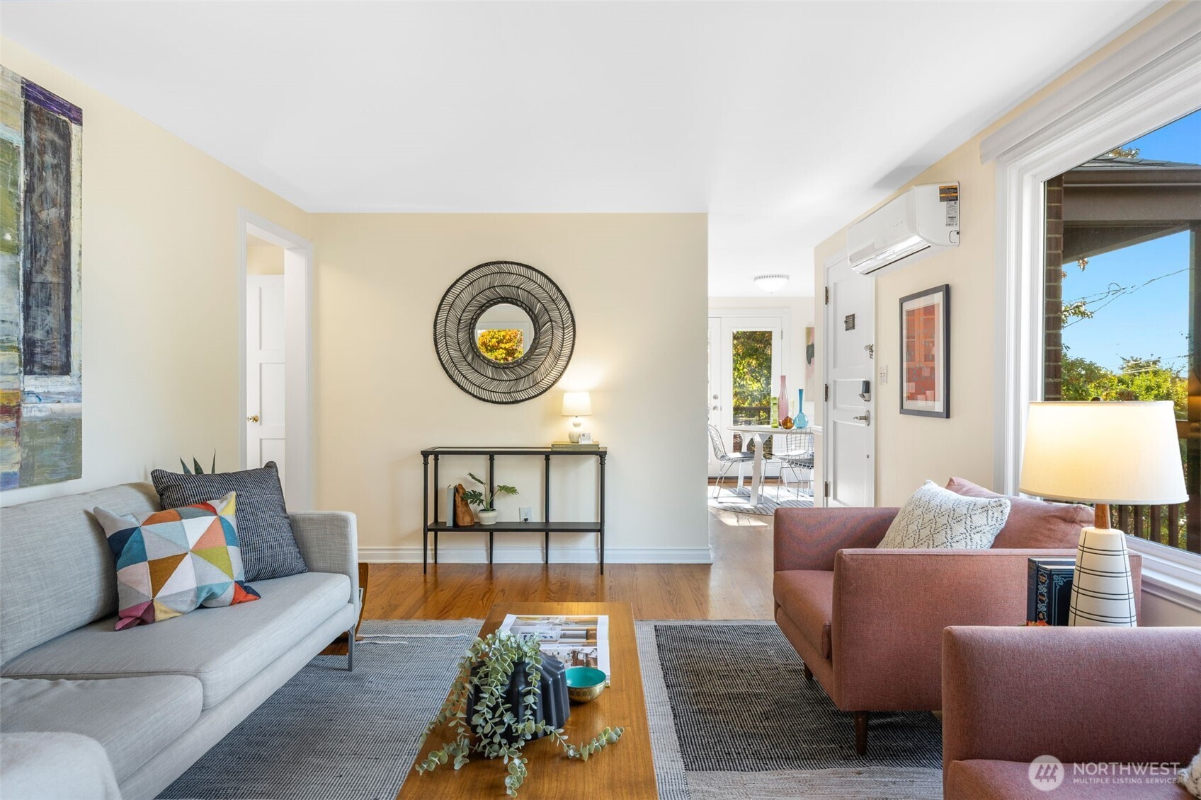 lovely view to the Olympics from this front room