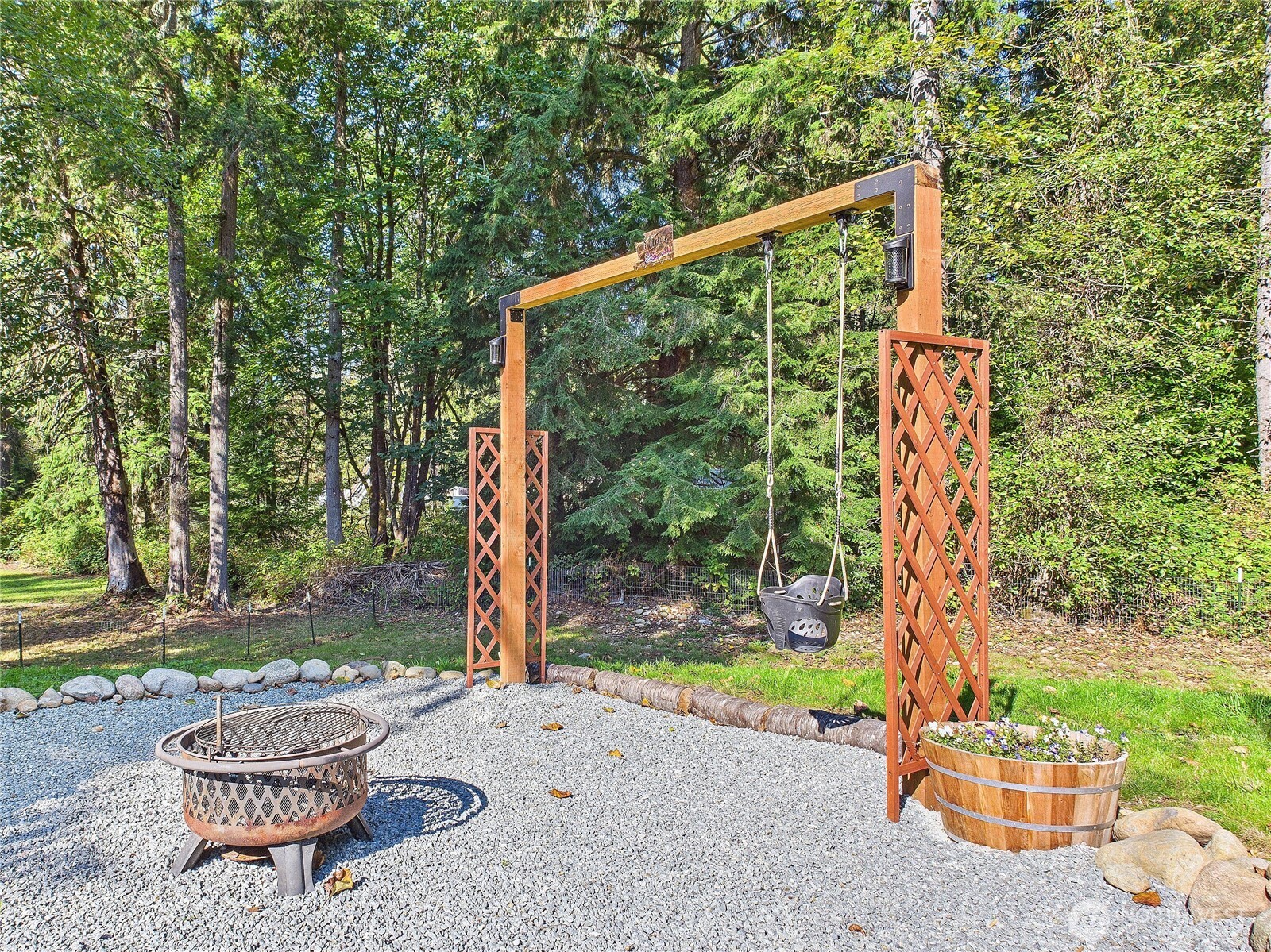 space for a dinner table.