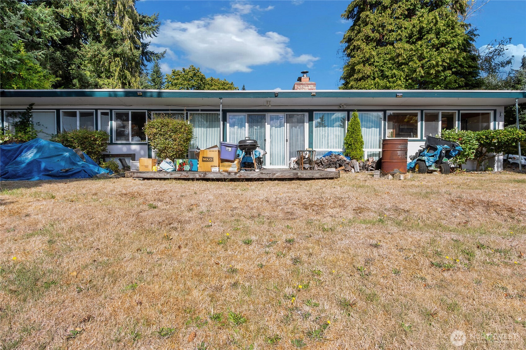 Use or expand the back deck for peaceful nights in a quiet neighborhood.