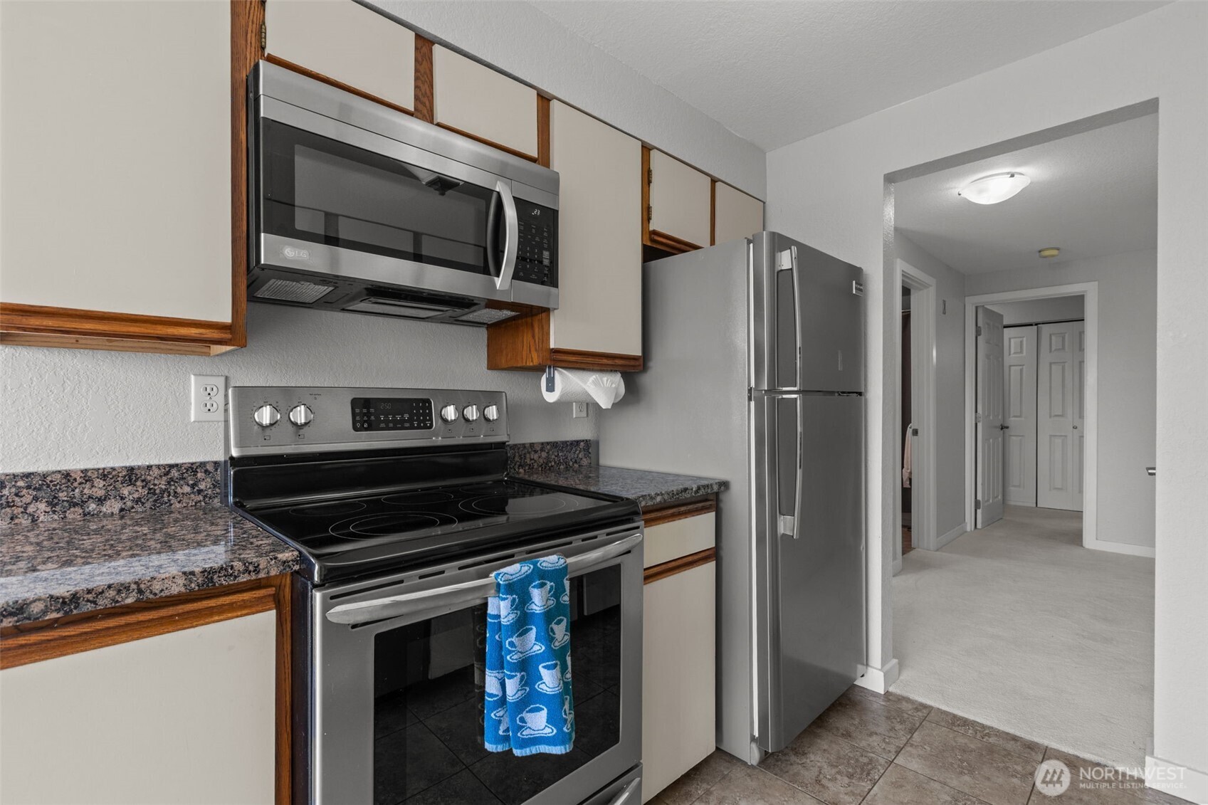 Functional kitchen design with breakfast bar and space for casual dining