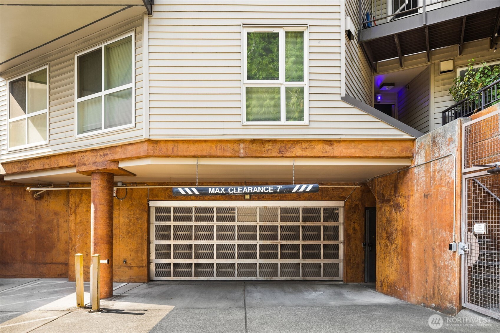 Parking is stress-free with your own dedicated space in a secure garage—straight-in access (no tricky turns!), plus a storage rack and outlet for EV charging option ready to go