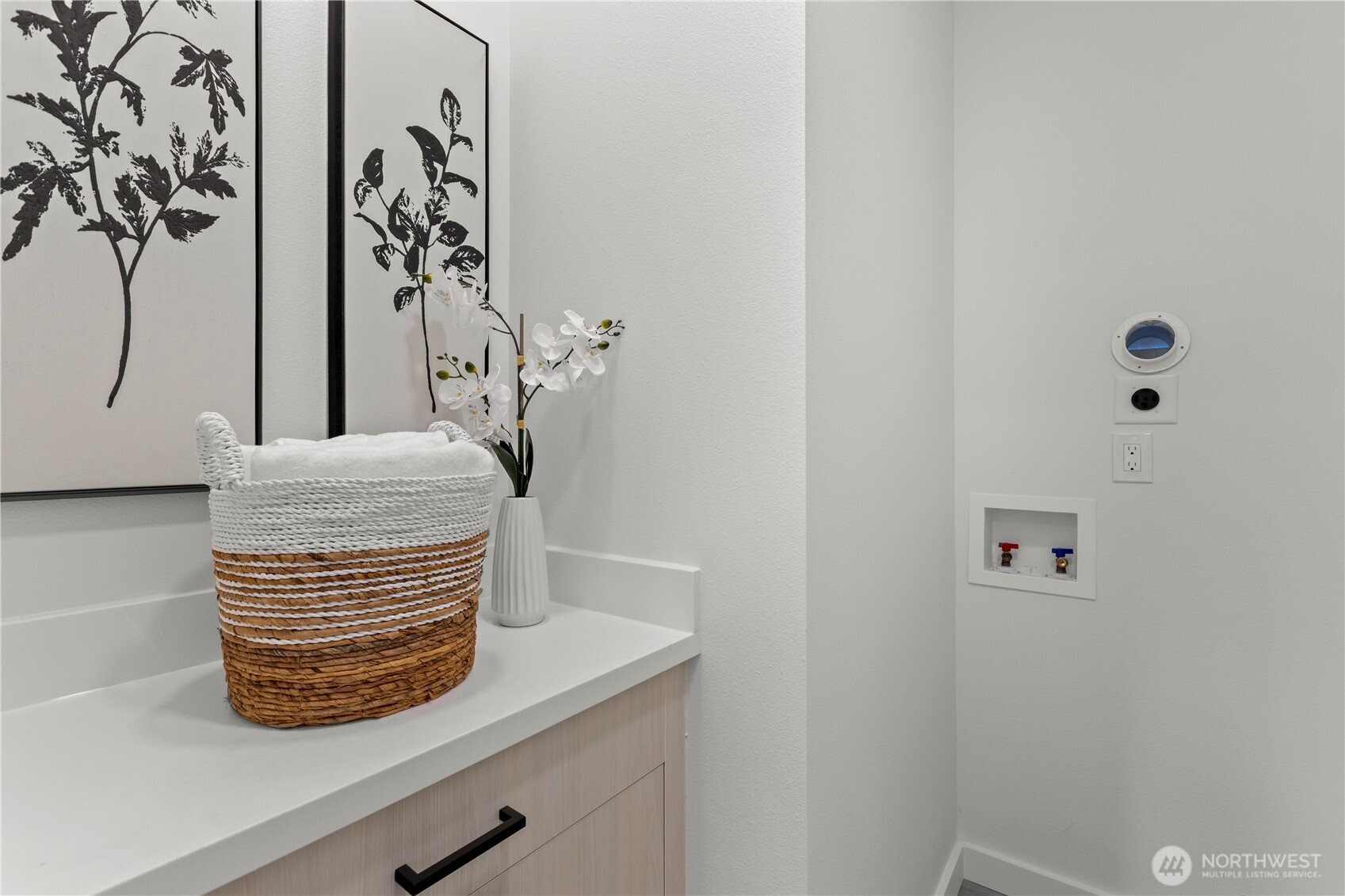 Laundry room with great storage space