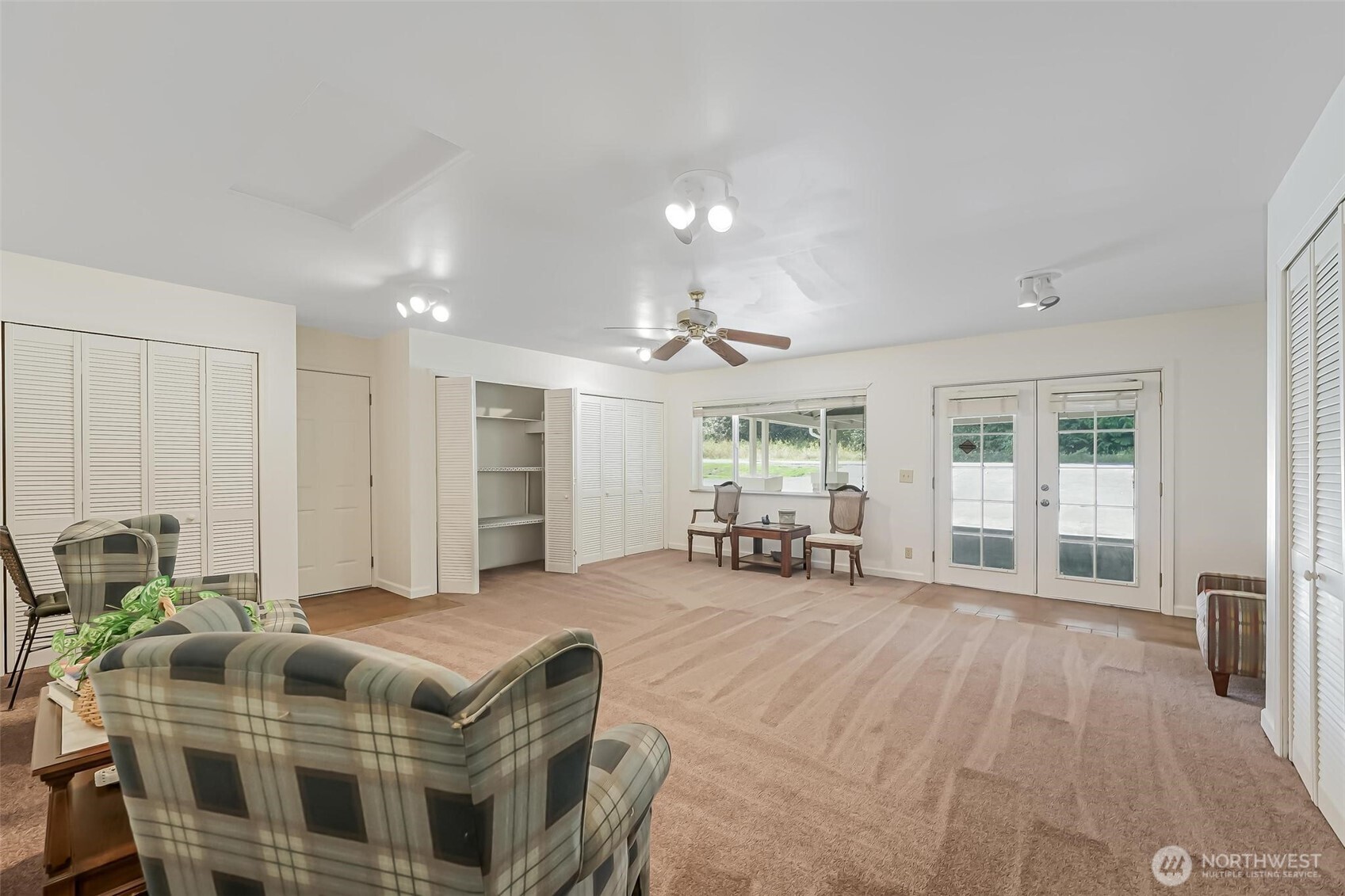Bedroom #4 / Bonus Room. Separate entry & french doors.