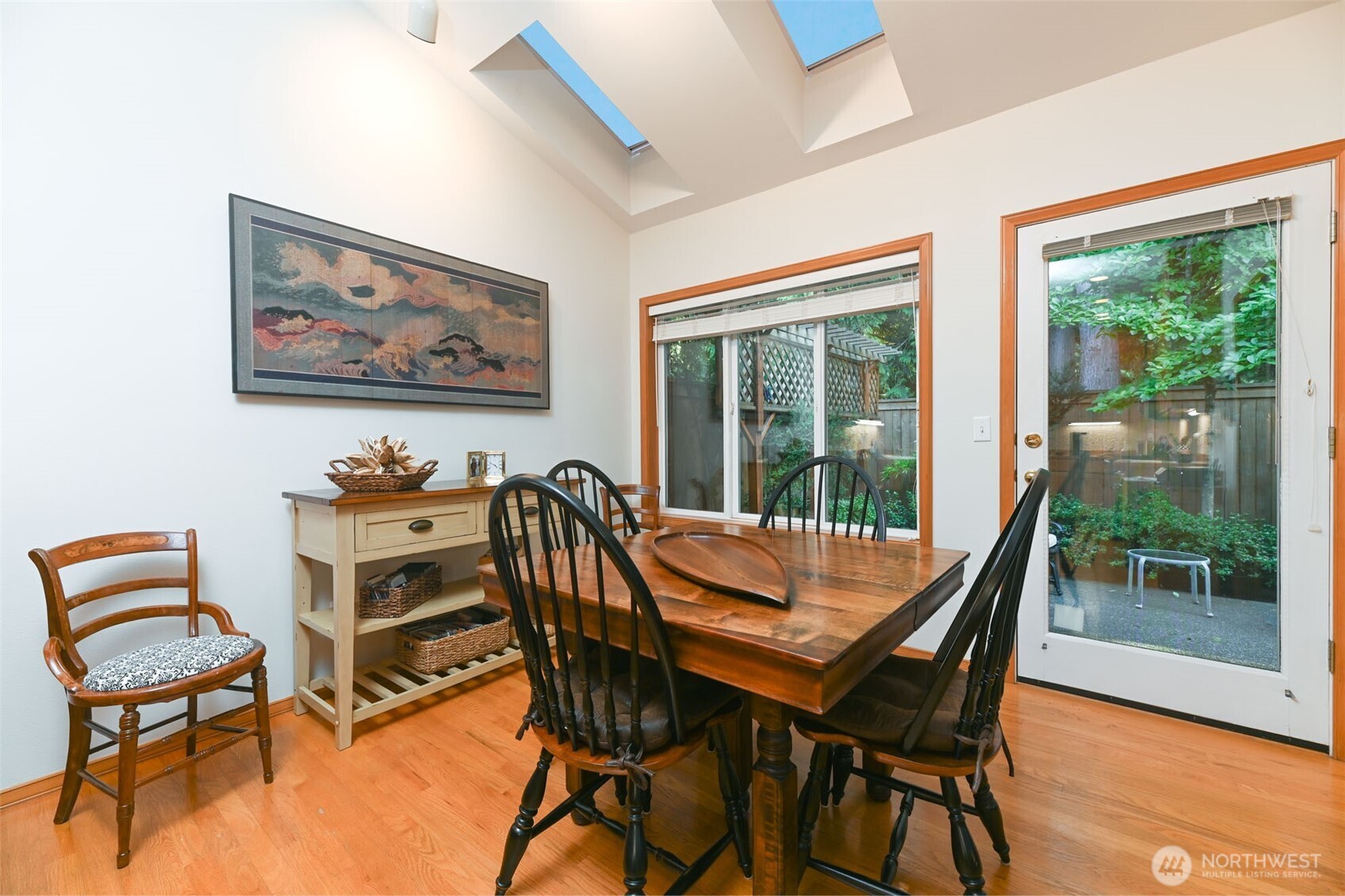 Dining room off the kitchen.