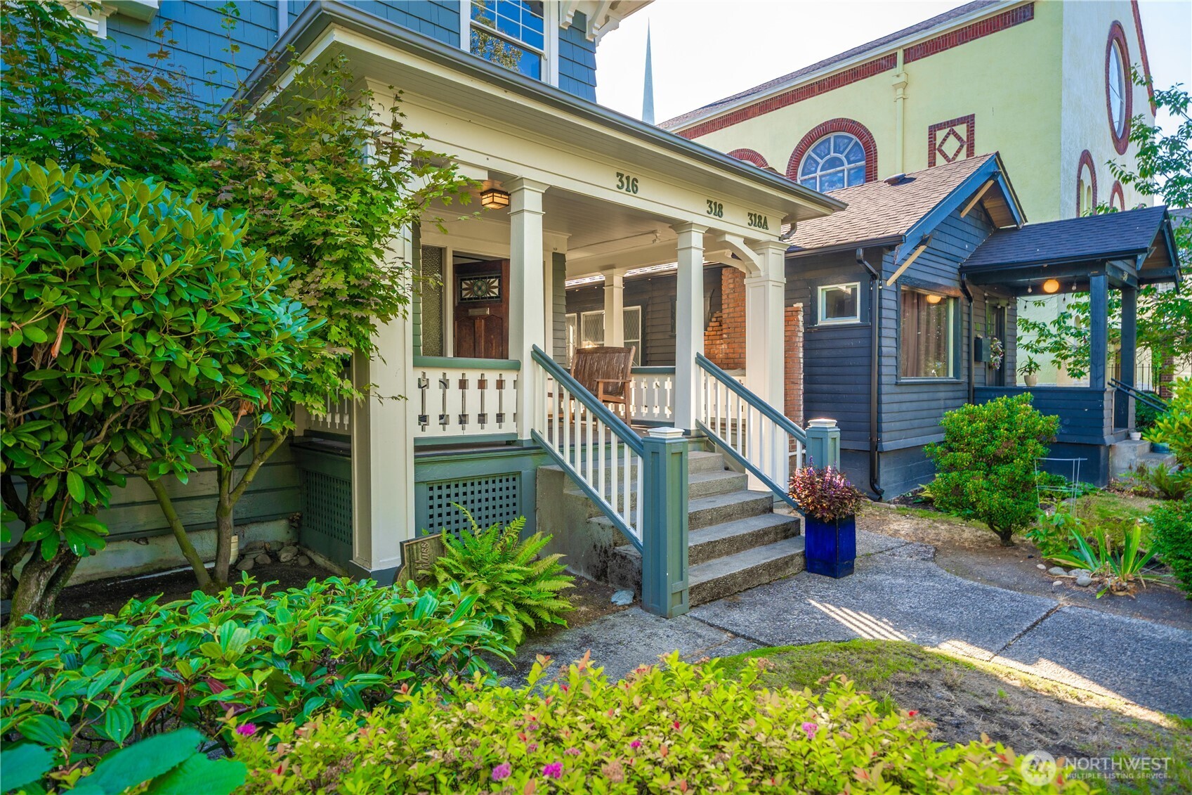 Front Elevation of historic Kurt C Schloos Craftsman