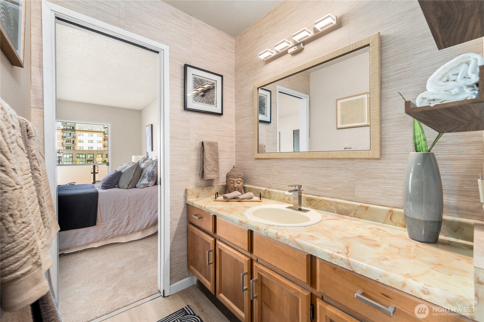 Lots of counter space and cabinets