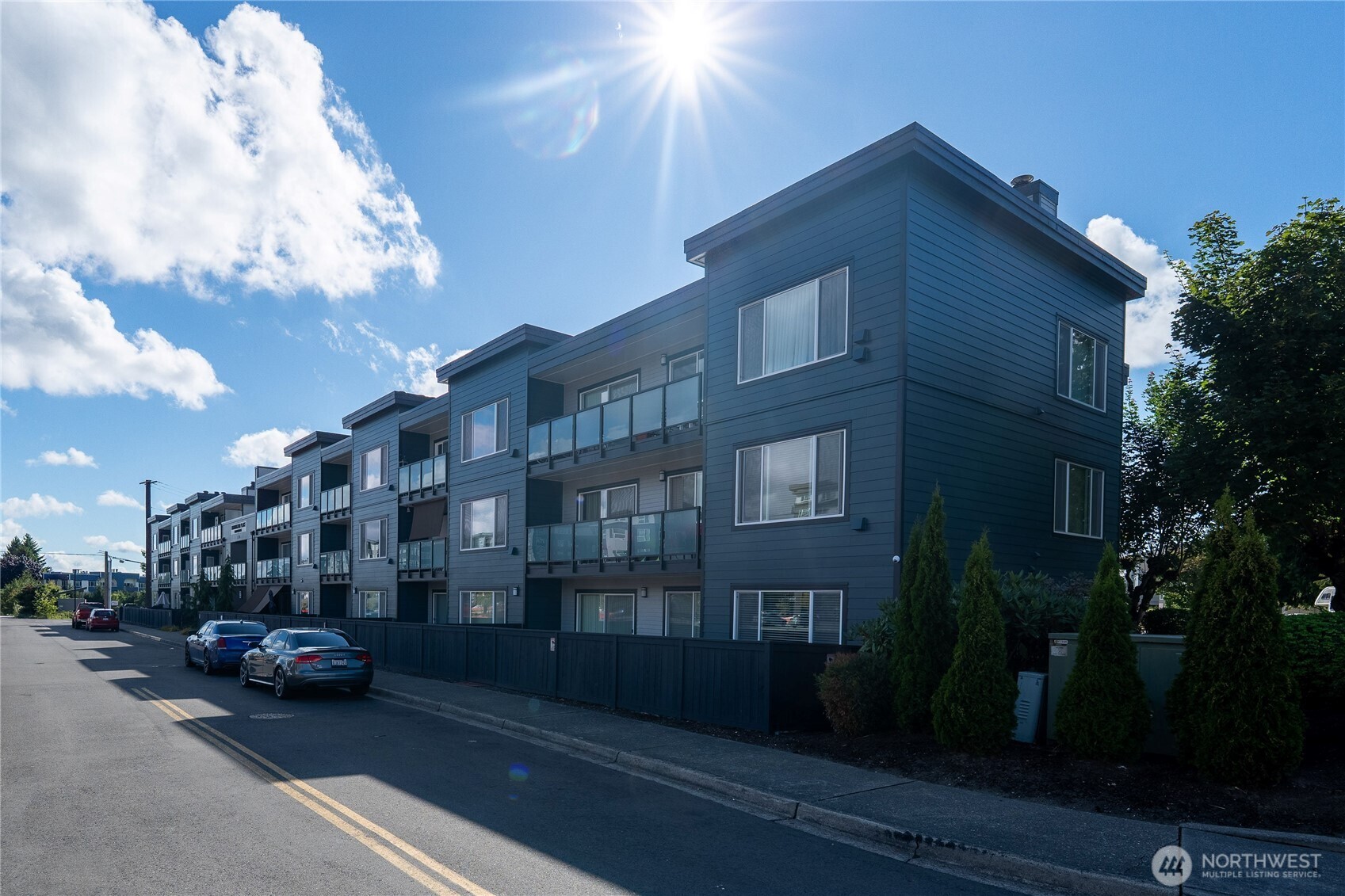 Lots of parking for guests in front of building