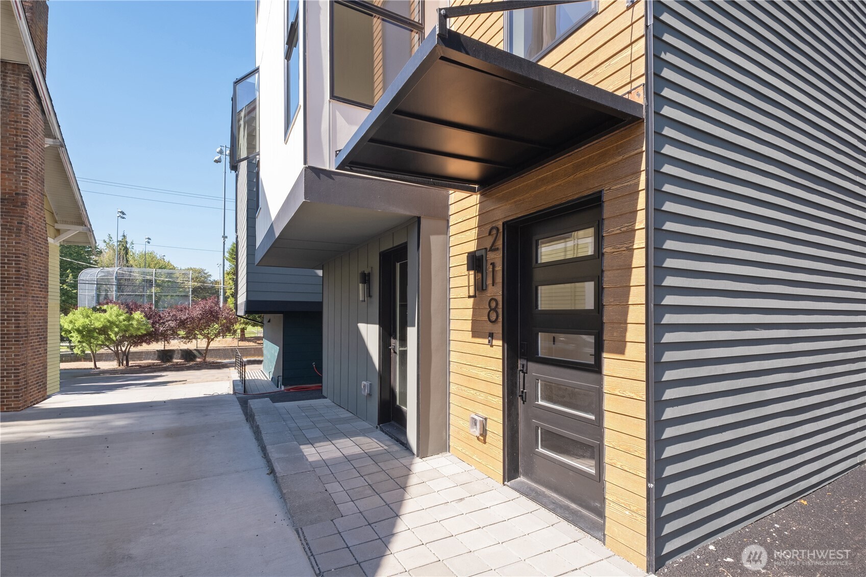 Entrance to main level & separate lower level