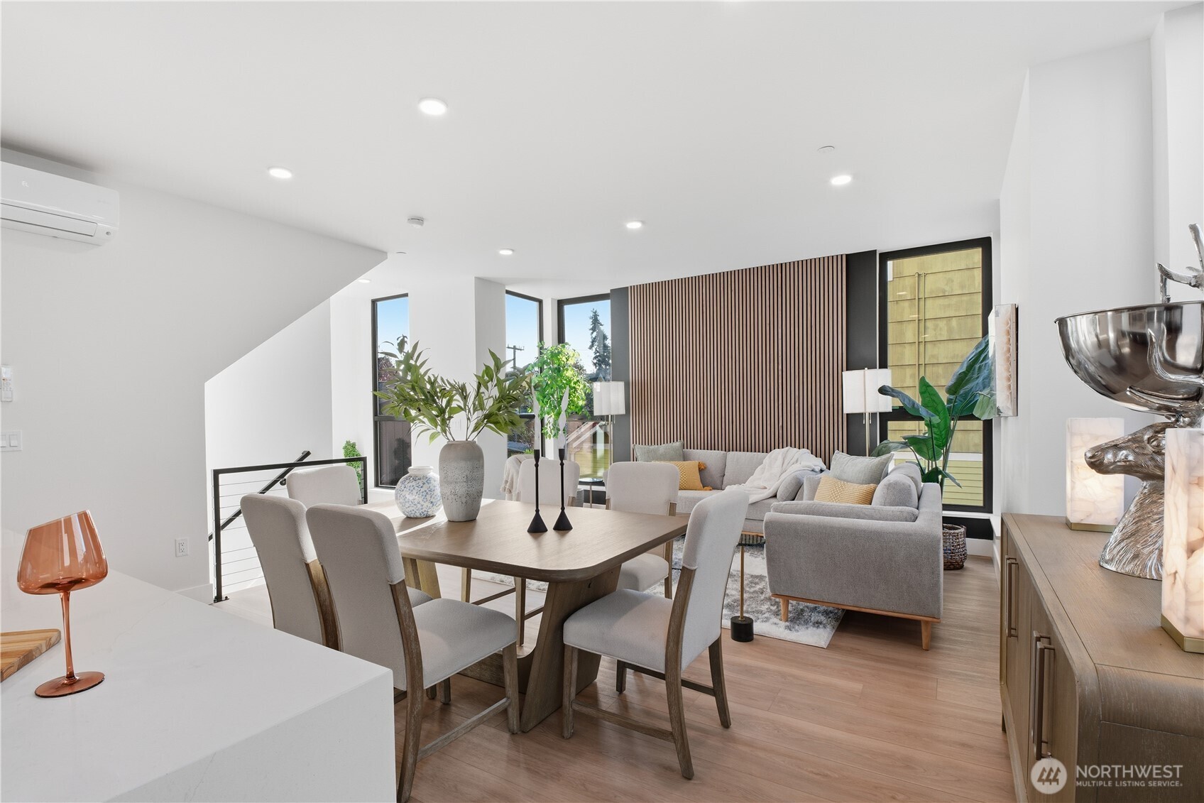 Main Floor Living & Dining Area