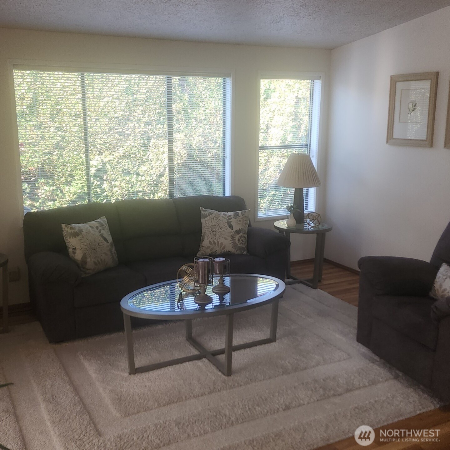 Family room seating area.