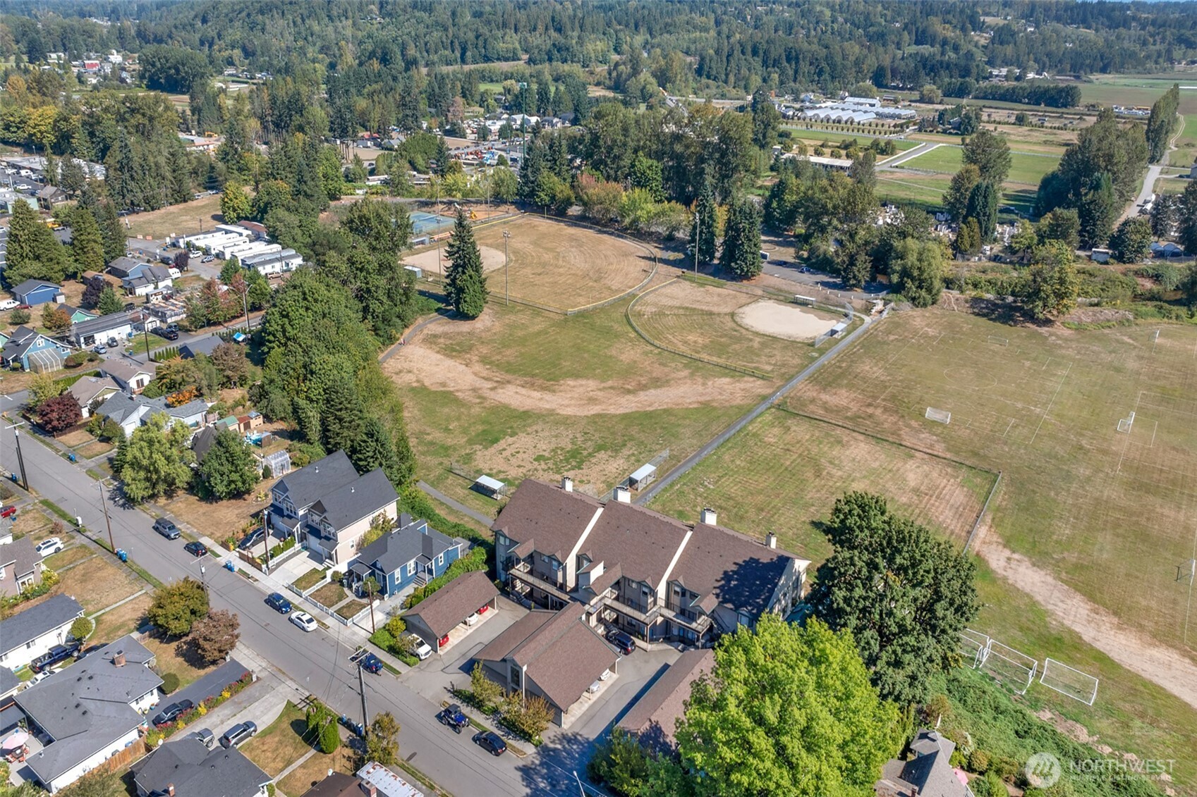 Condo complex is at the lower right of this photo.