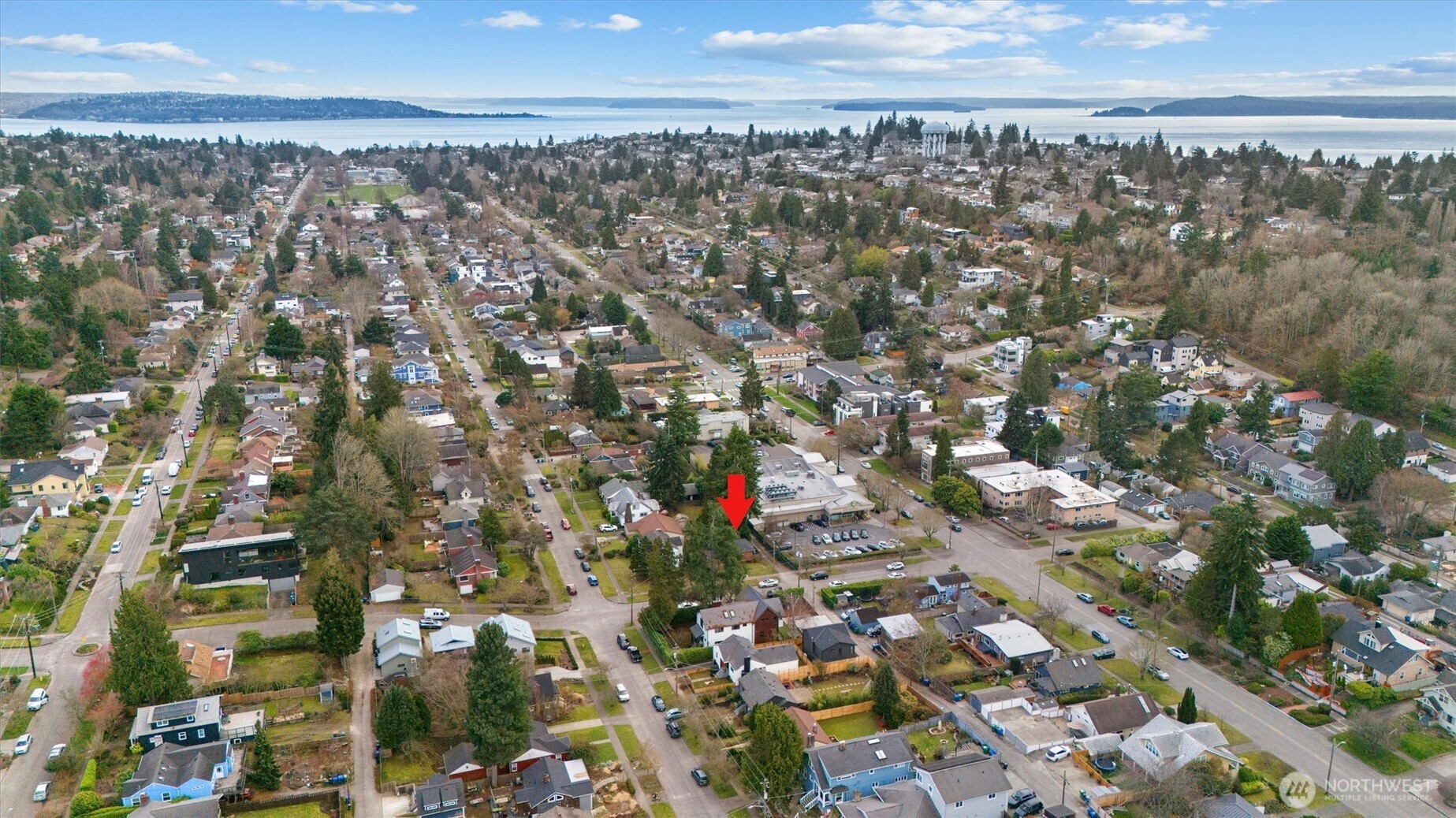 Magnolia, so close to natural environment waterways around the Sound.  The location of the home is ideal for using public transportation less than a block away.