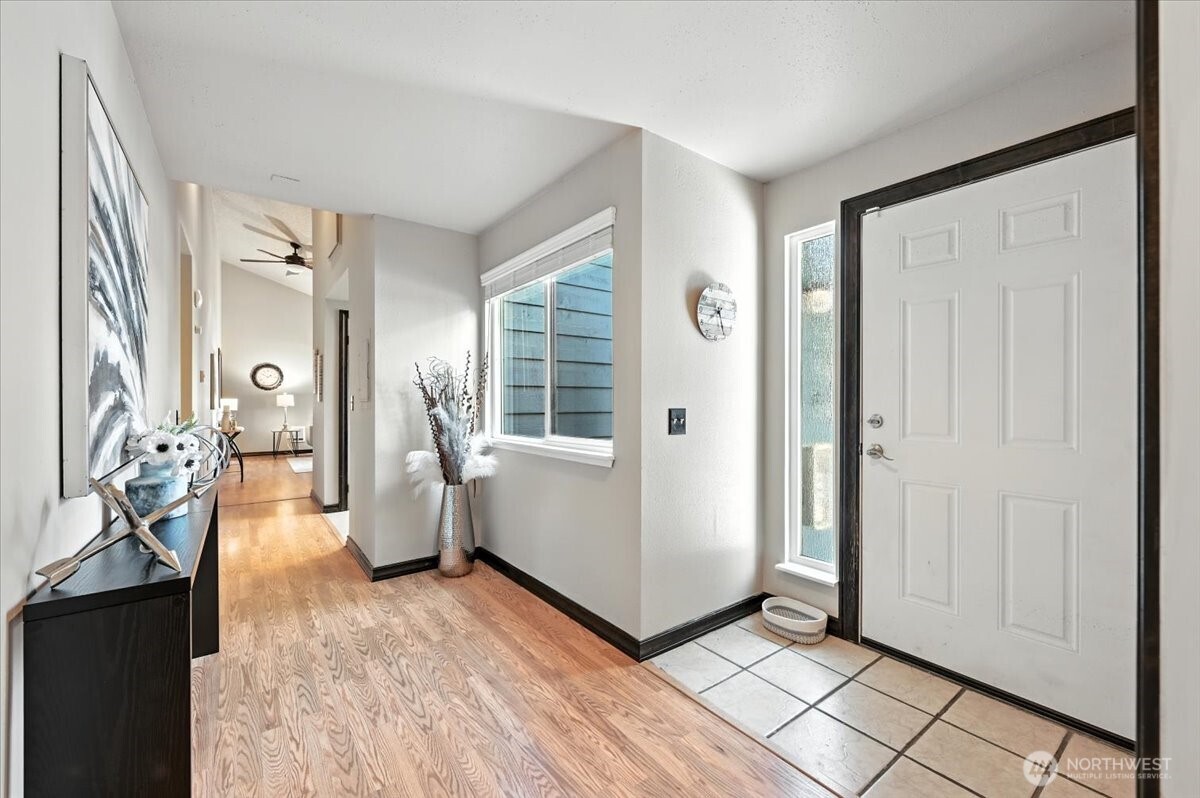 Entry from the patio