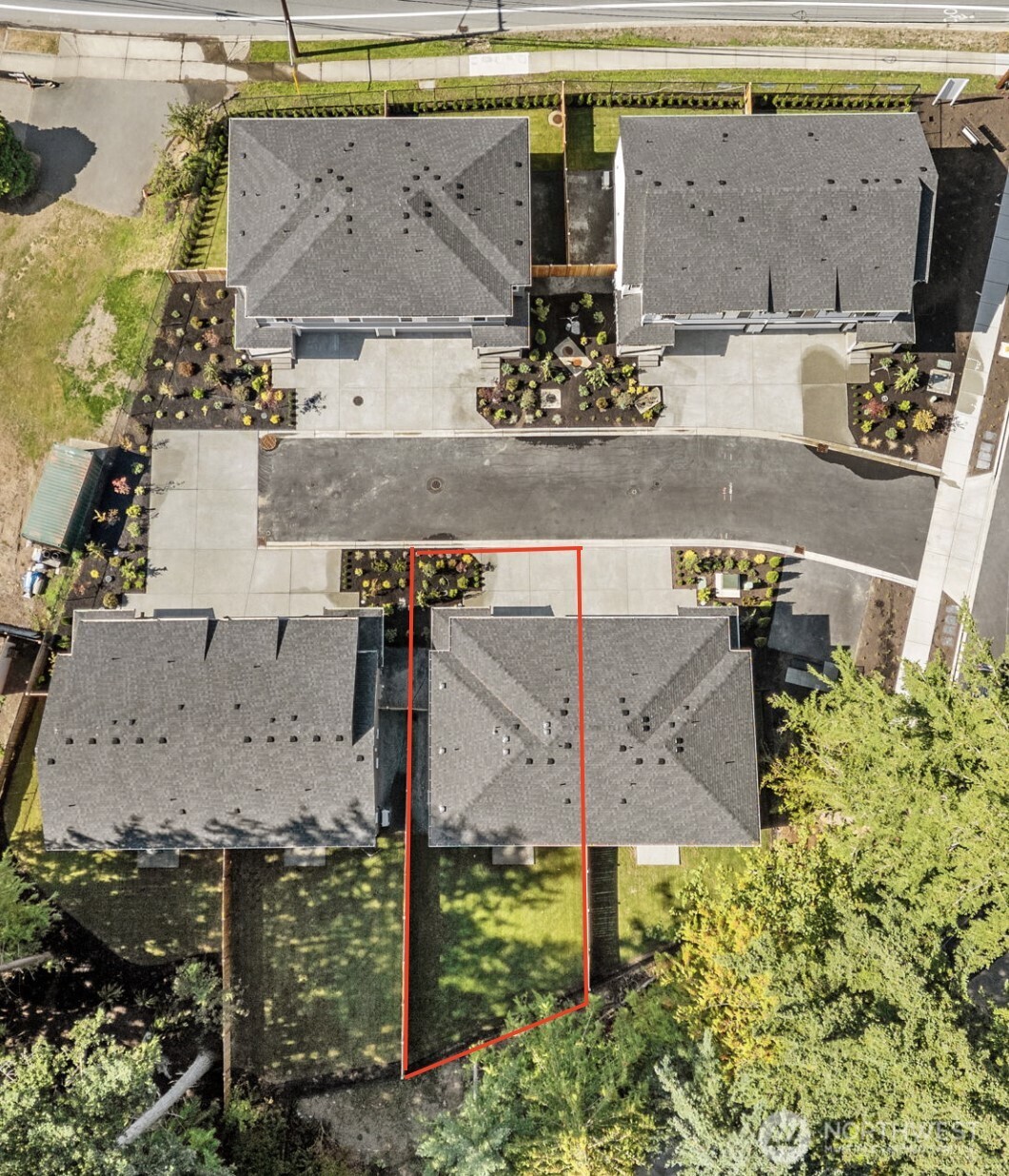 Lot lines are not to scale. This is not an official survey. This is a visual aid.