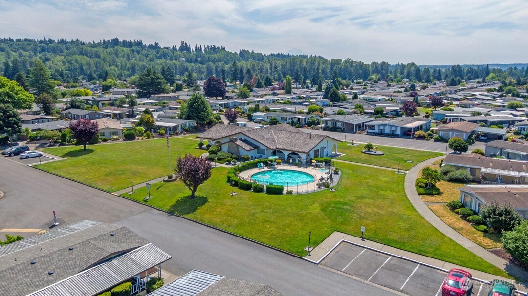 Rio Verde clubhouse includes event space, community kitchen, billiard room, exercise room and library!