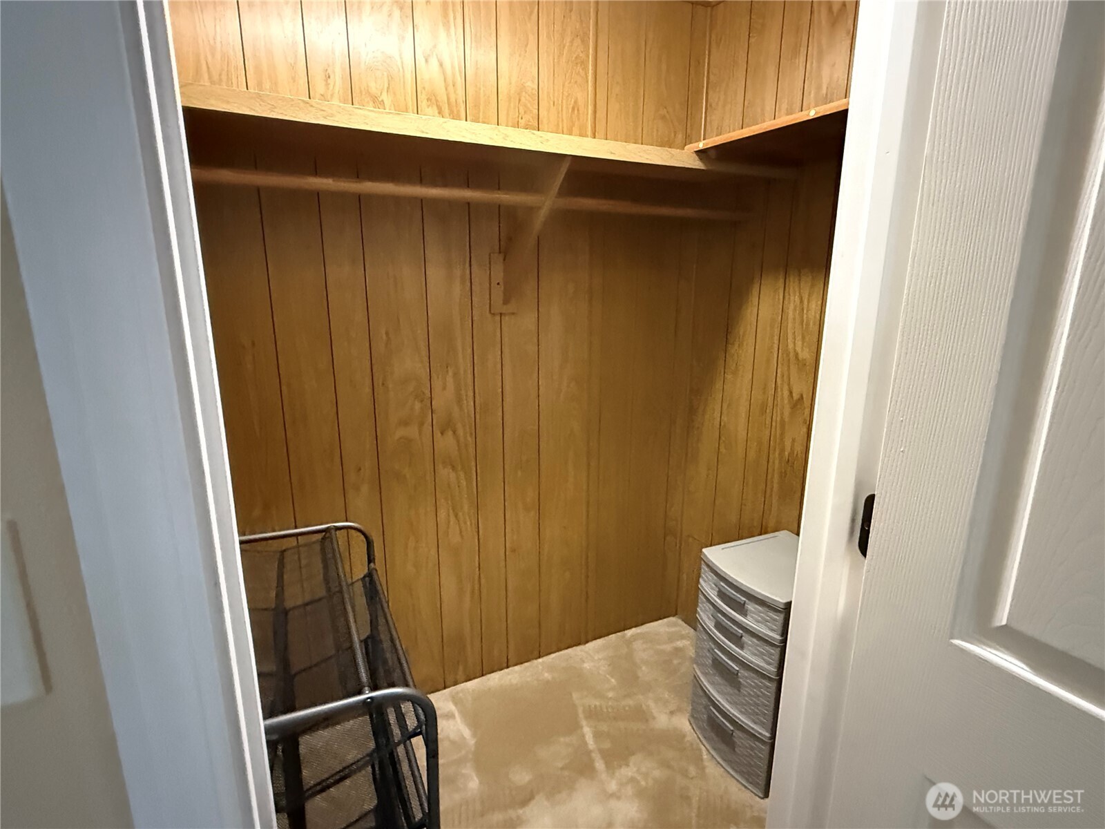 Walk in closet in primary