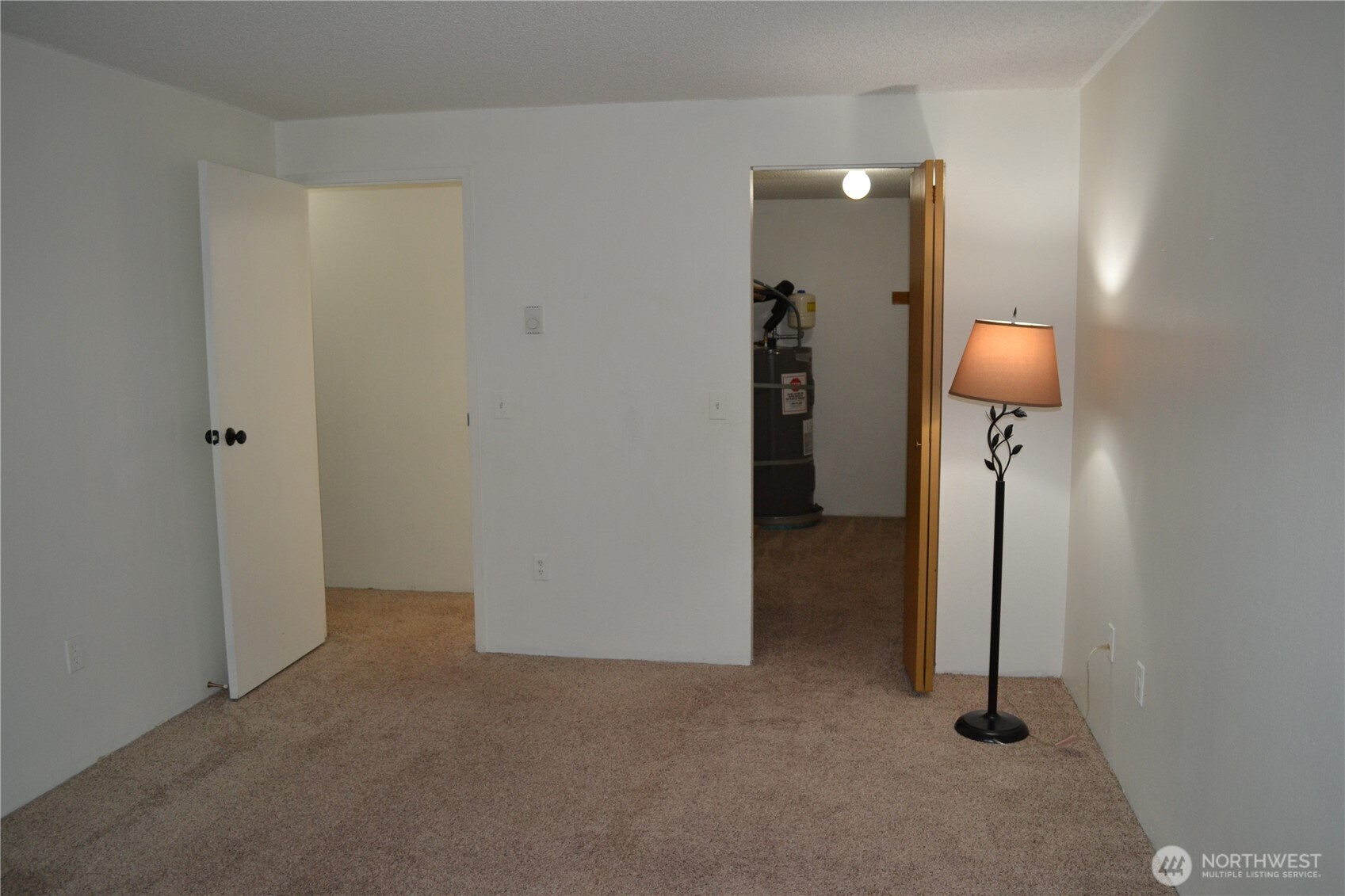 view of living room from kitchen