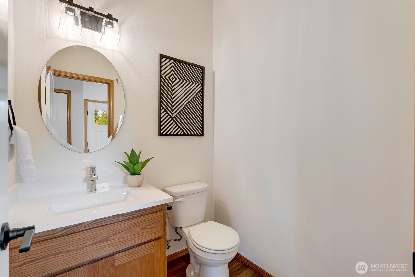 Main floor powder room