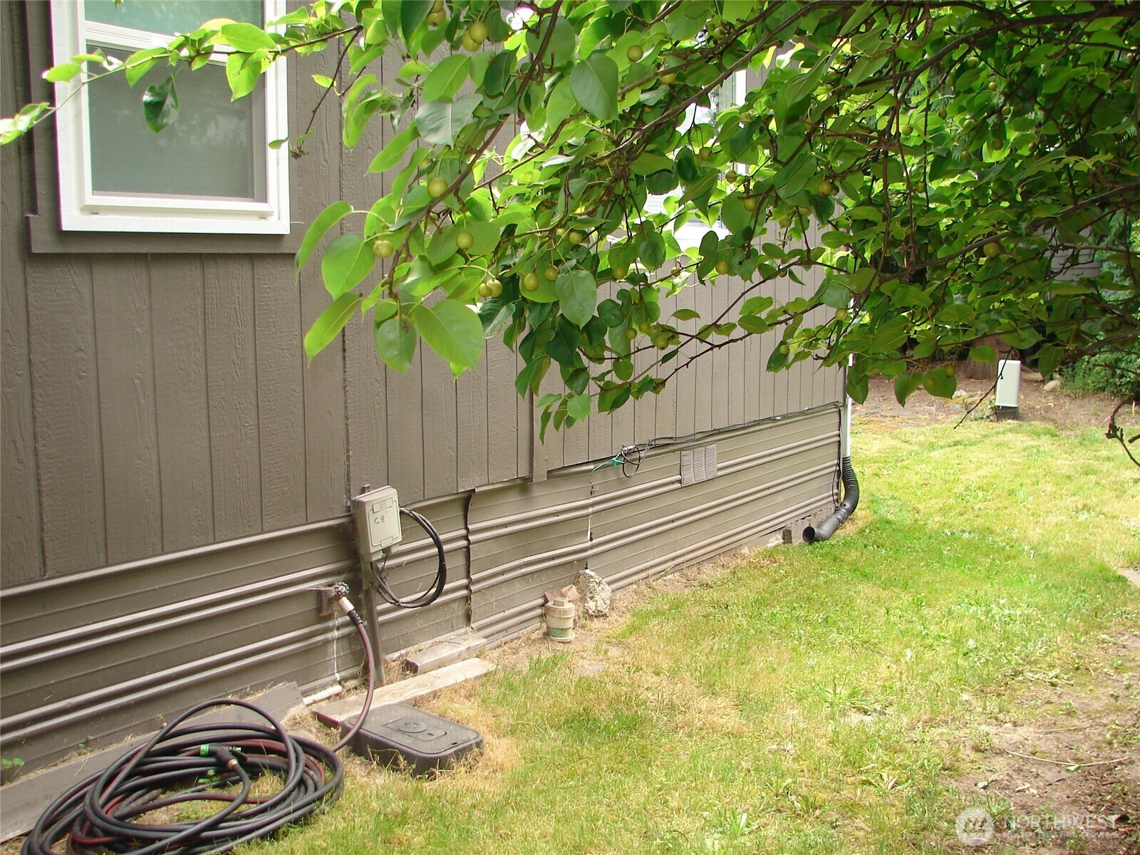 Backside of the home.