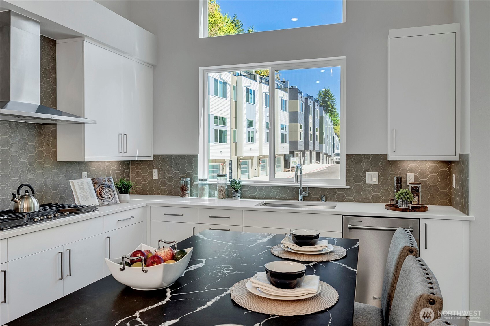 3cm quartz countertops (photos of lot34, same floorplan)