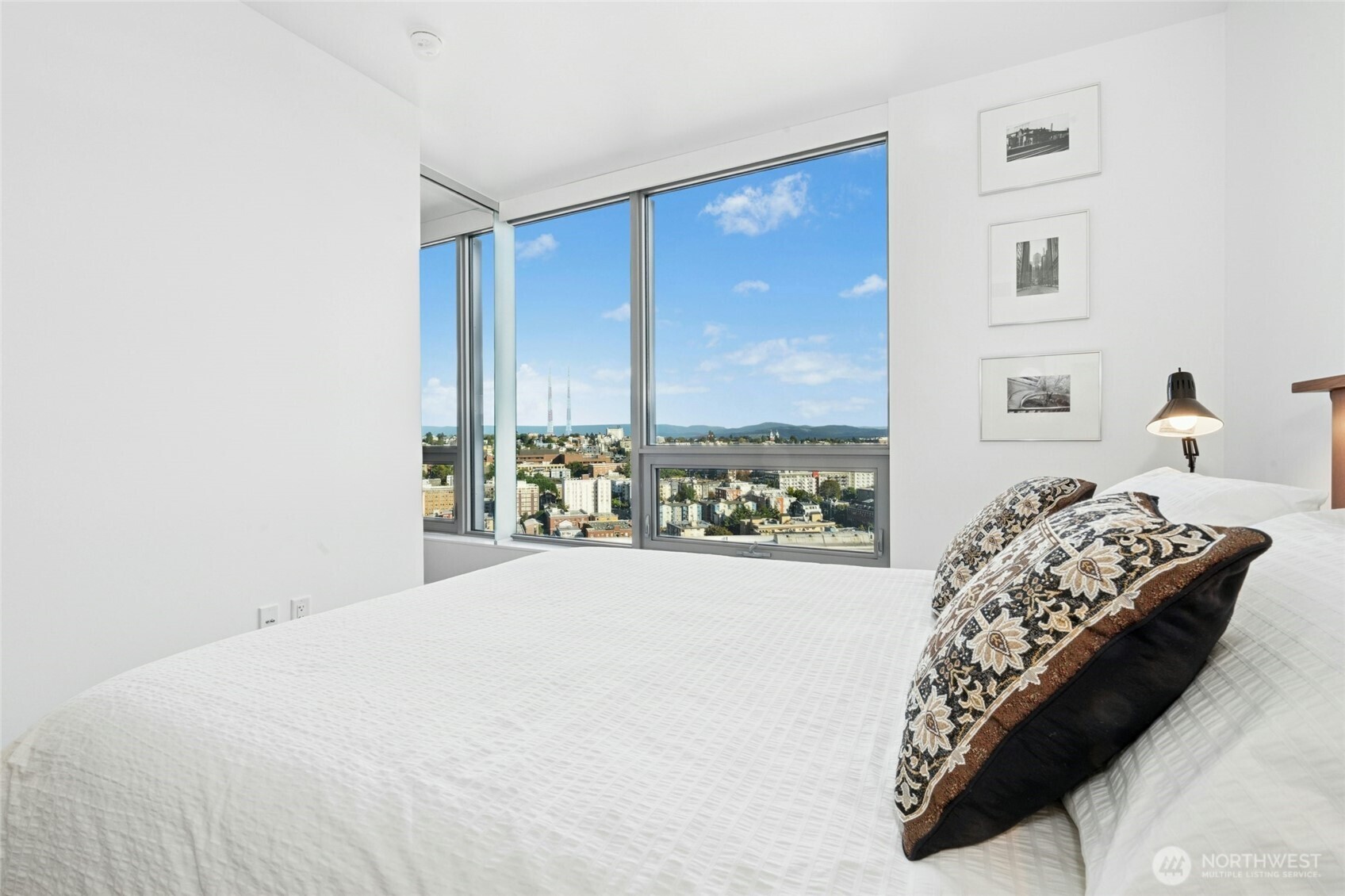 Plenty of space around your bed