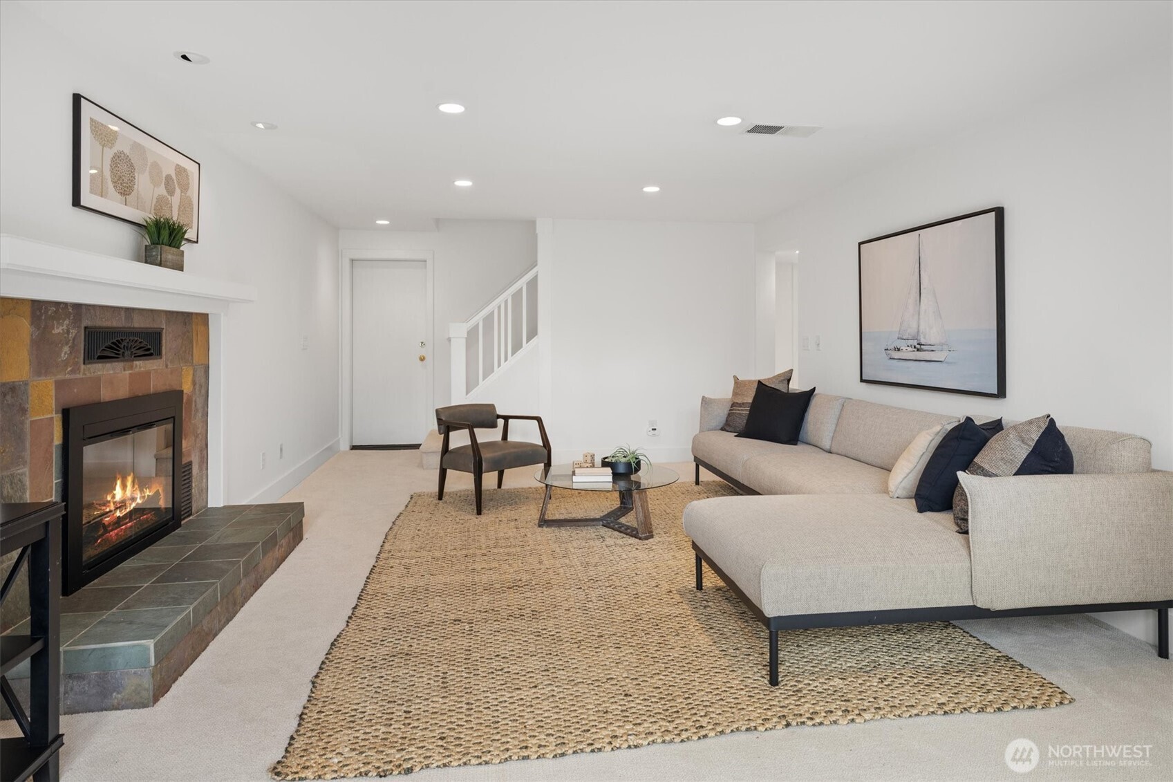 The family room also connects directly to the garage, adding everyday convenience and easy access for bringing in groceries, gear, and loved ones.