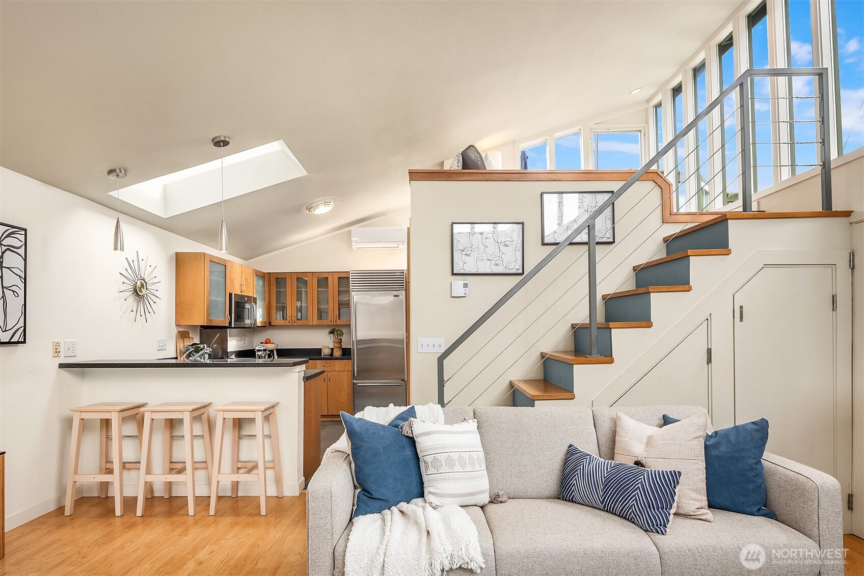 Full kitchen for the chef.