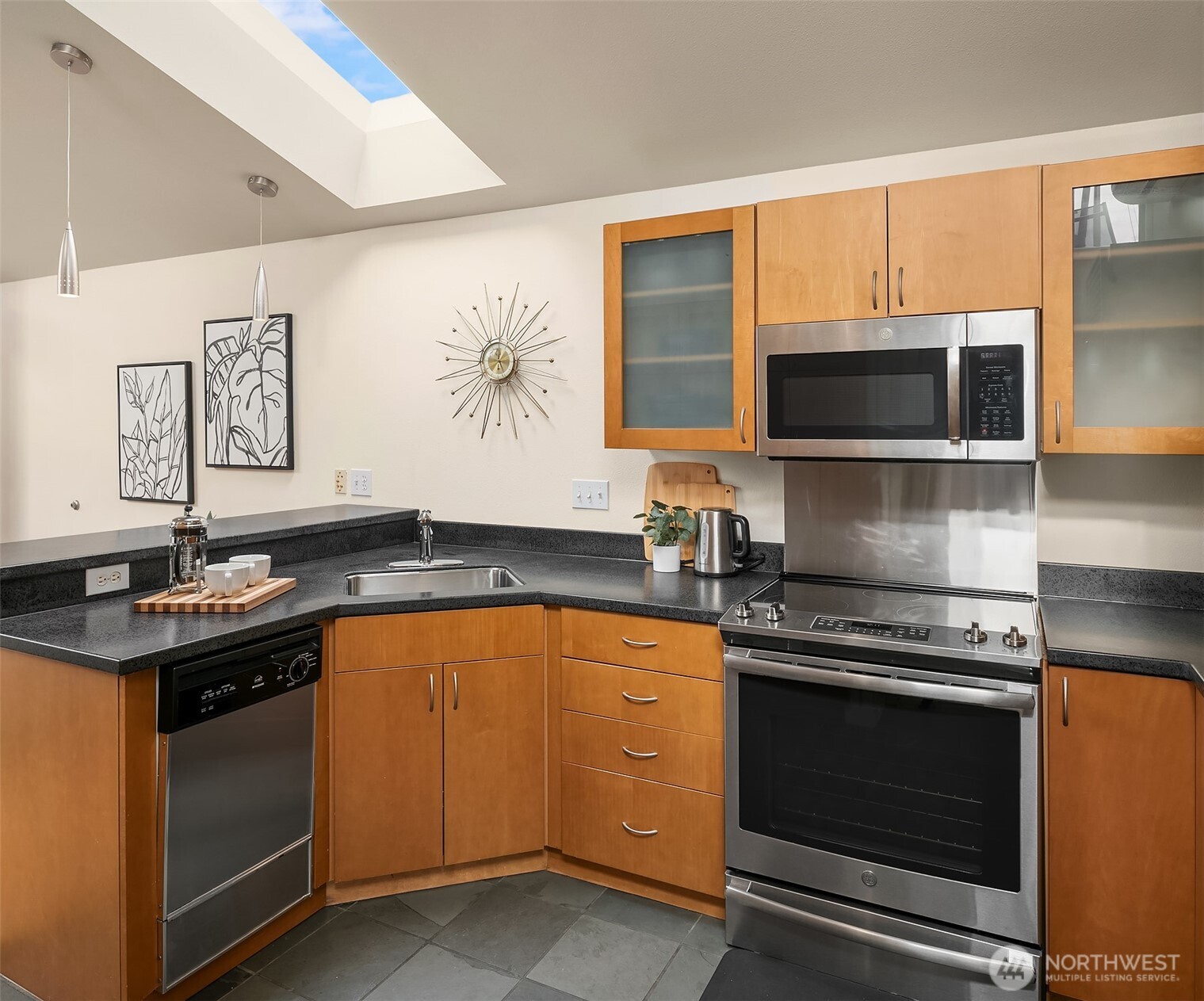 Tons of counter space and storage.