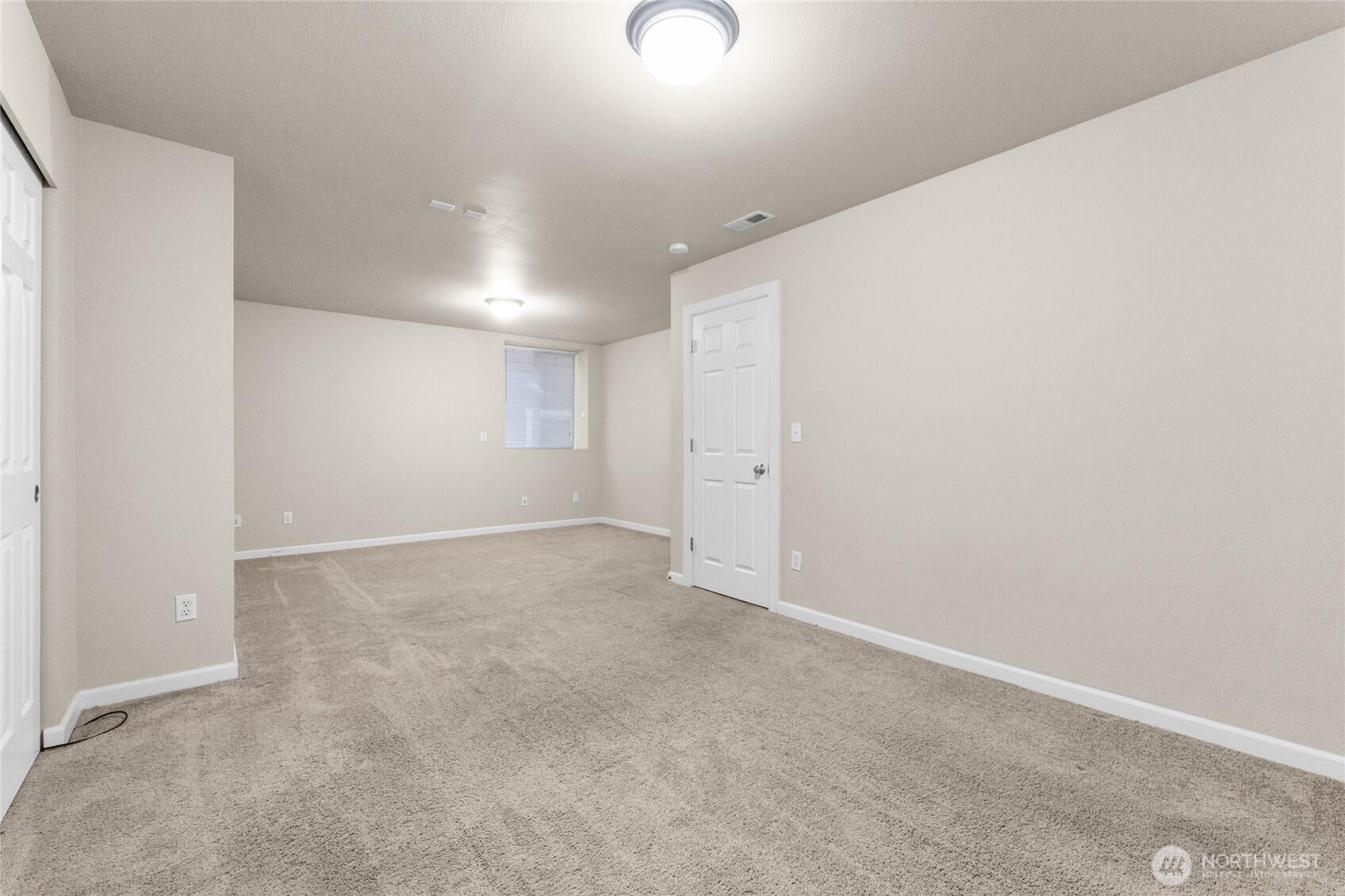 The 4th bedroom has two windows and lots of closet space