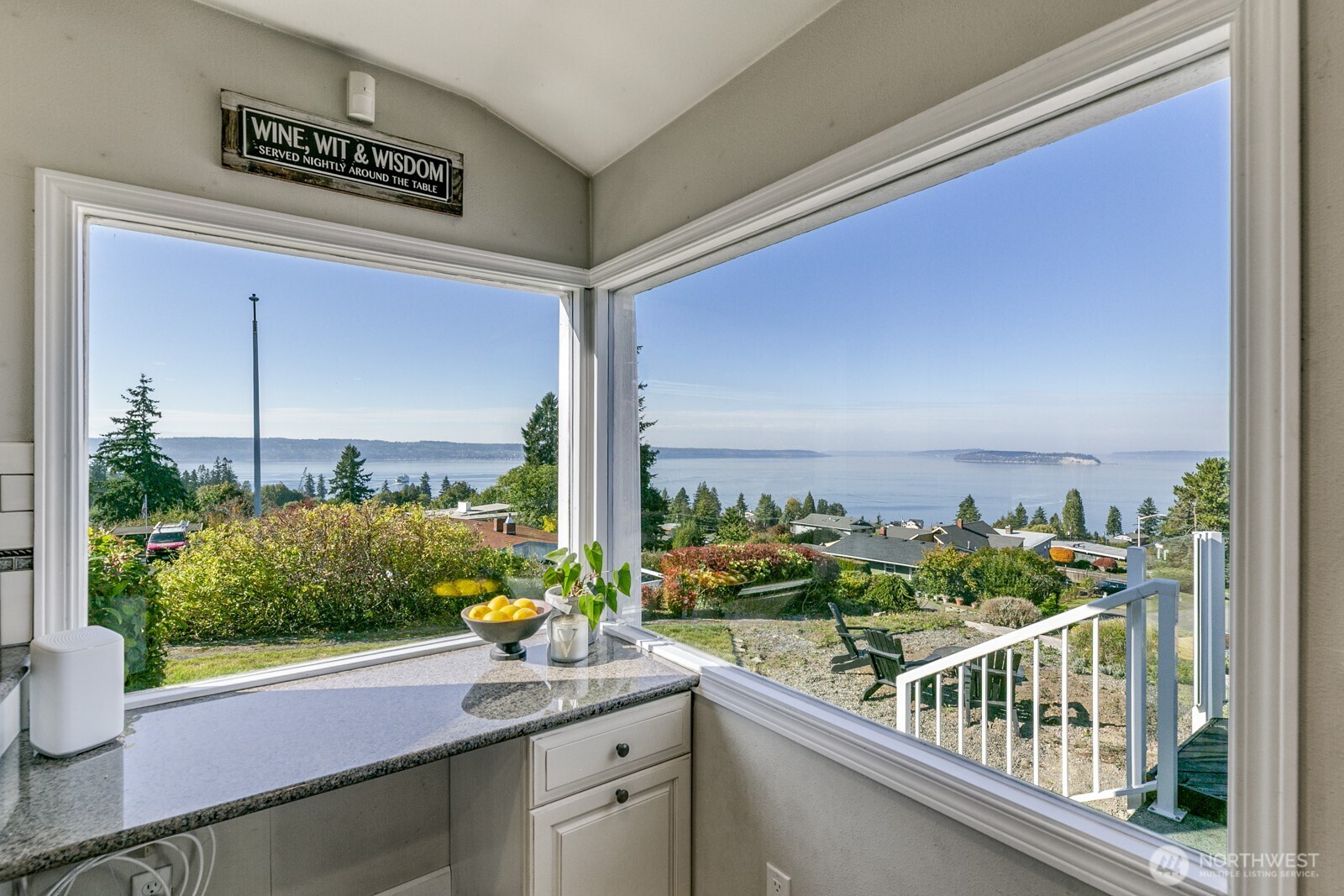 View looking northwest