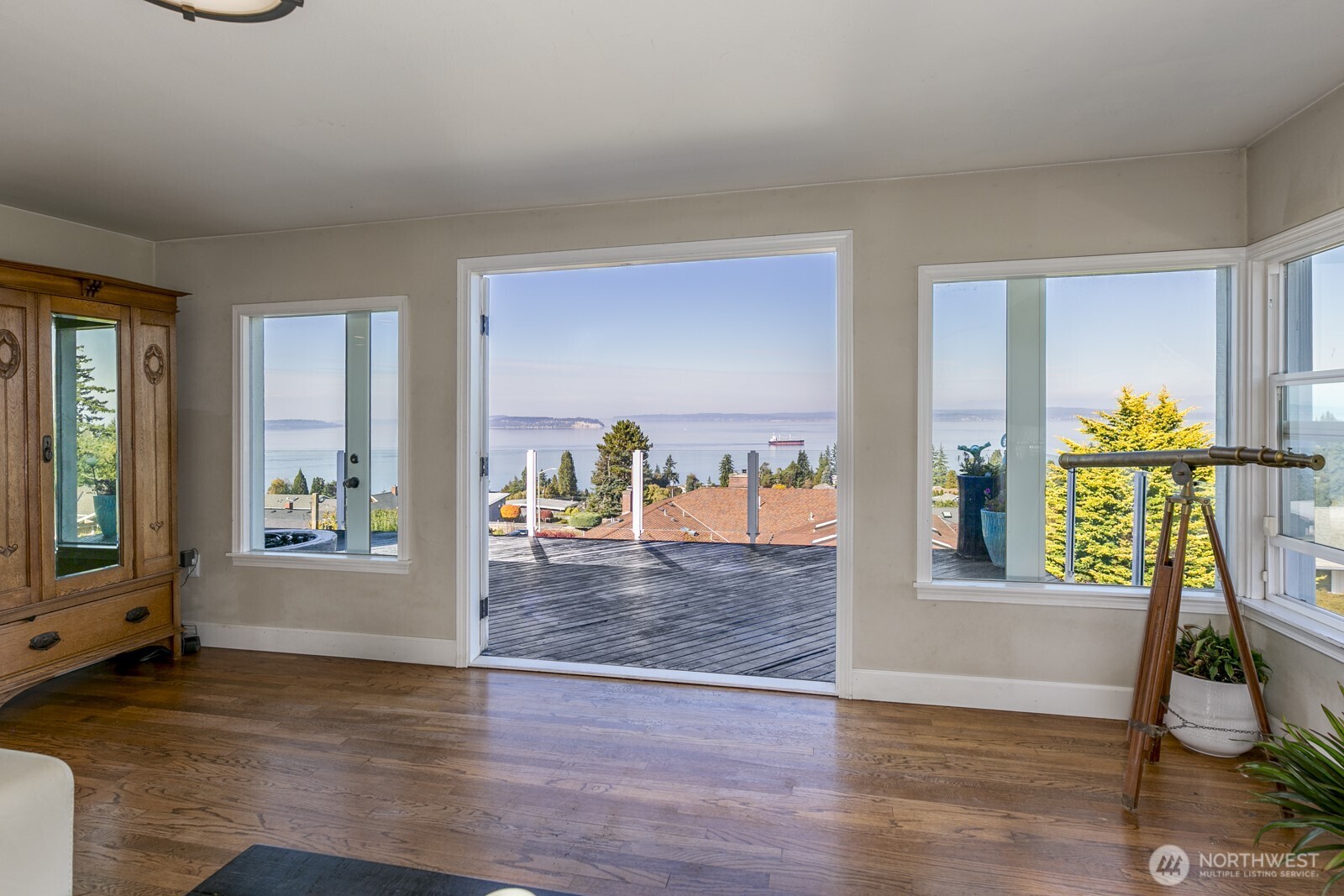 french doors to deck