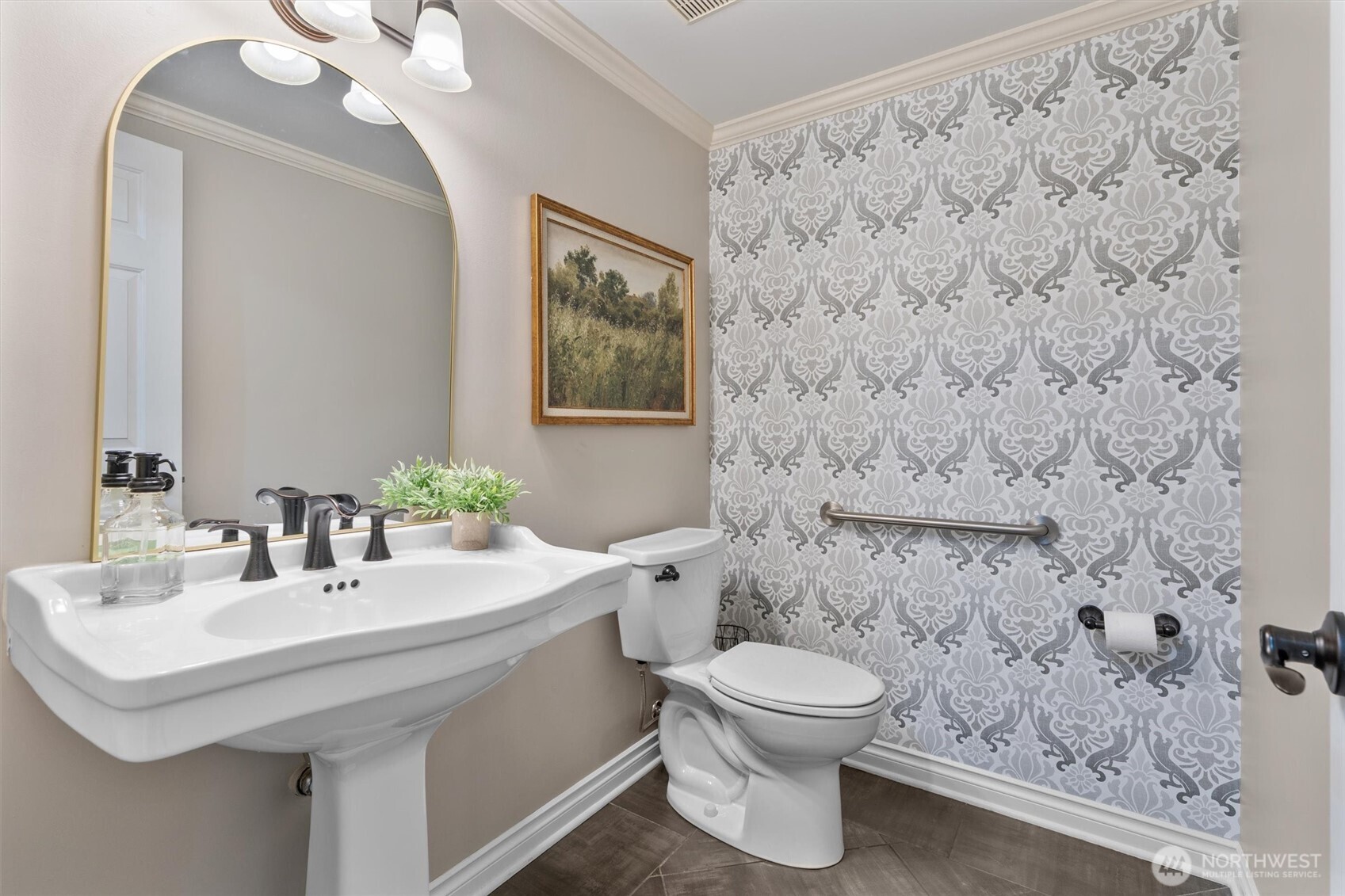 With convenient workstation, storage cabinets and built in desk.