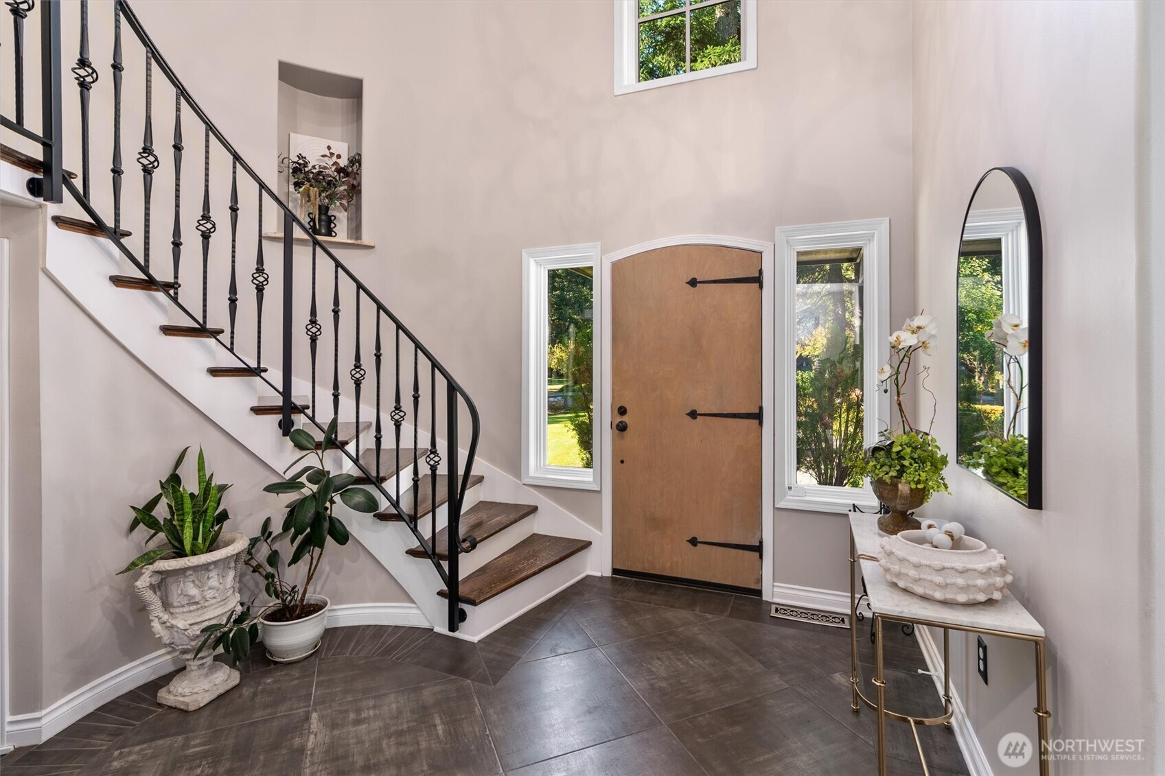 Main floor also includes powder room and 2 coat closets.
